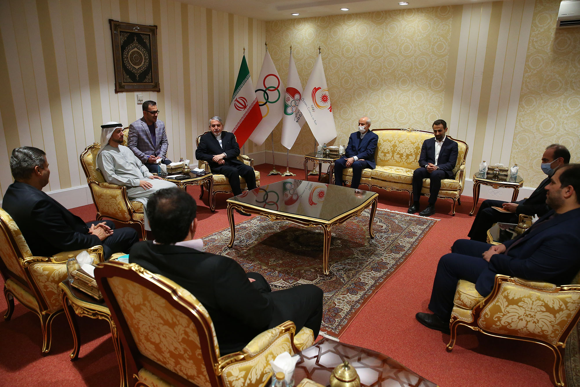 دیدار ریاست کمیته ملی المپیک با رییس کنفدراسیون راگبی آسیا 3