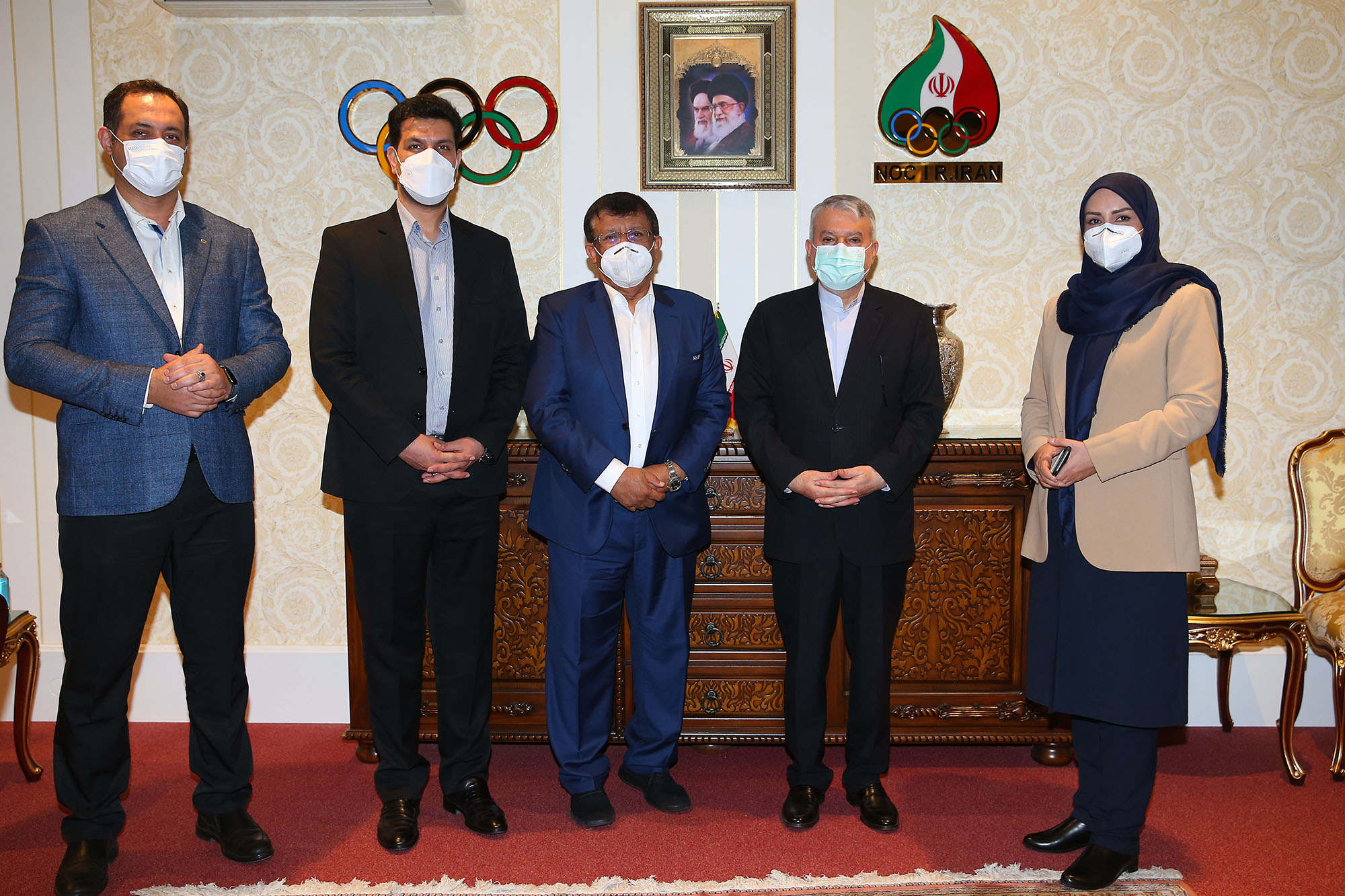 دیدار ریاست کمیته ملی المپیک با نایب رییس فدراسیون جهانی هندبال 8