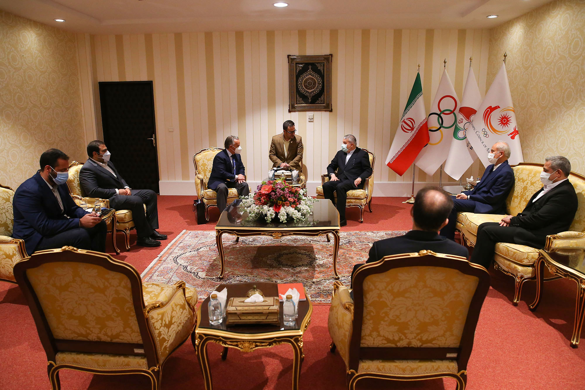 دیدار ریاست کمیته ملی المپیک با رییس فدراسیون جهانی پرورش اندام 4