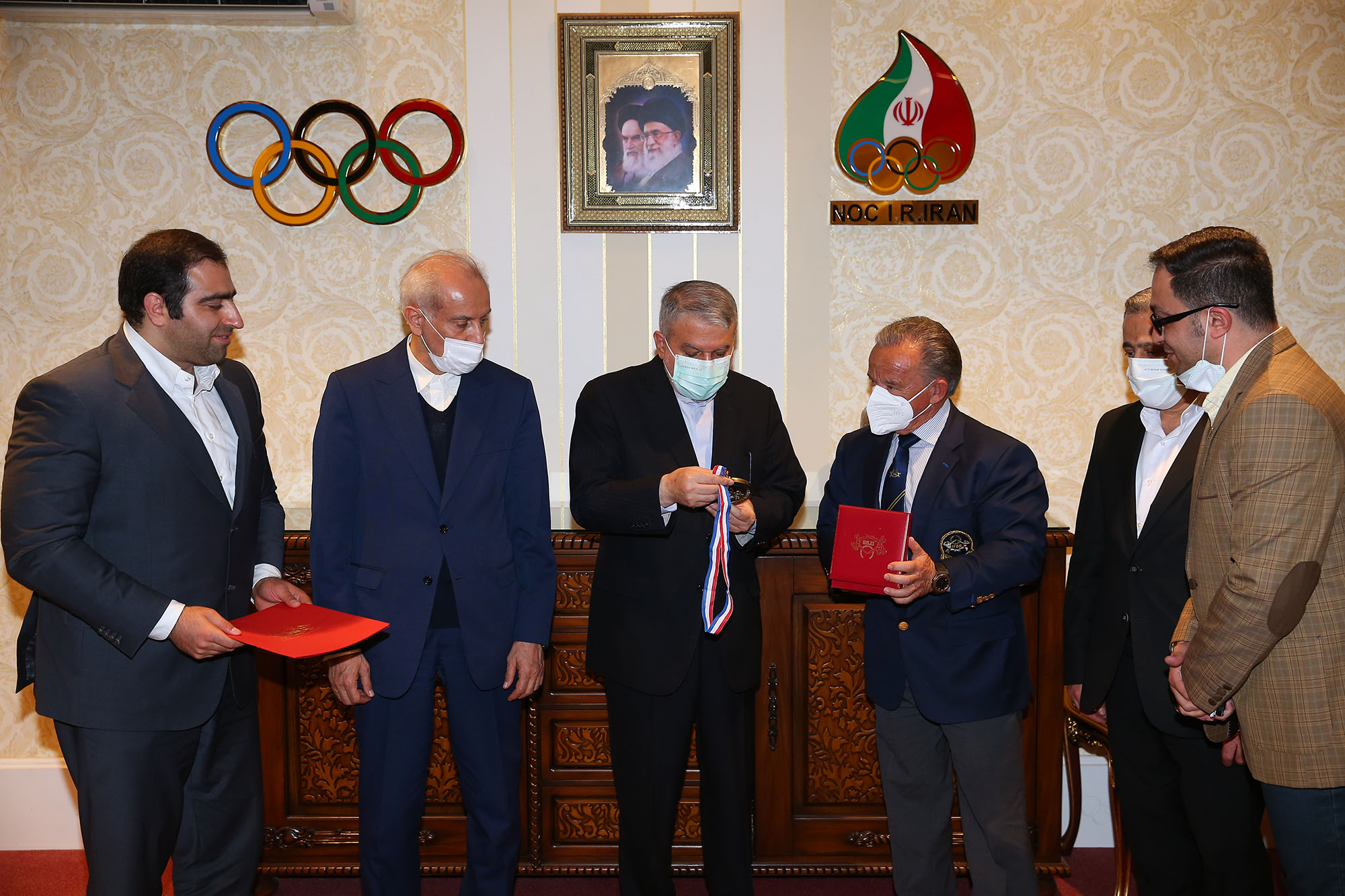 دیدار ریاست کمیته ملی المپیک با رییس فدراسیون جهانی پرورش اندام 6