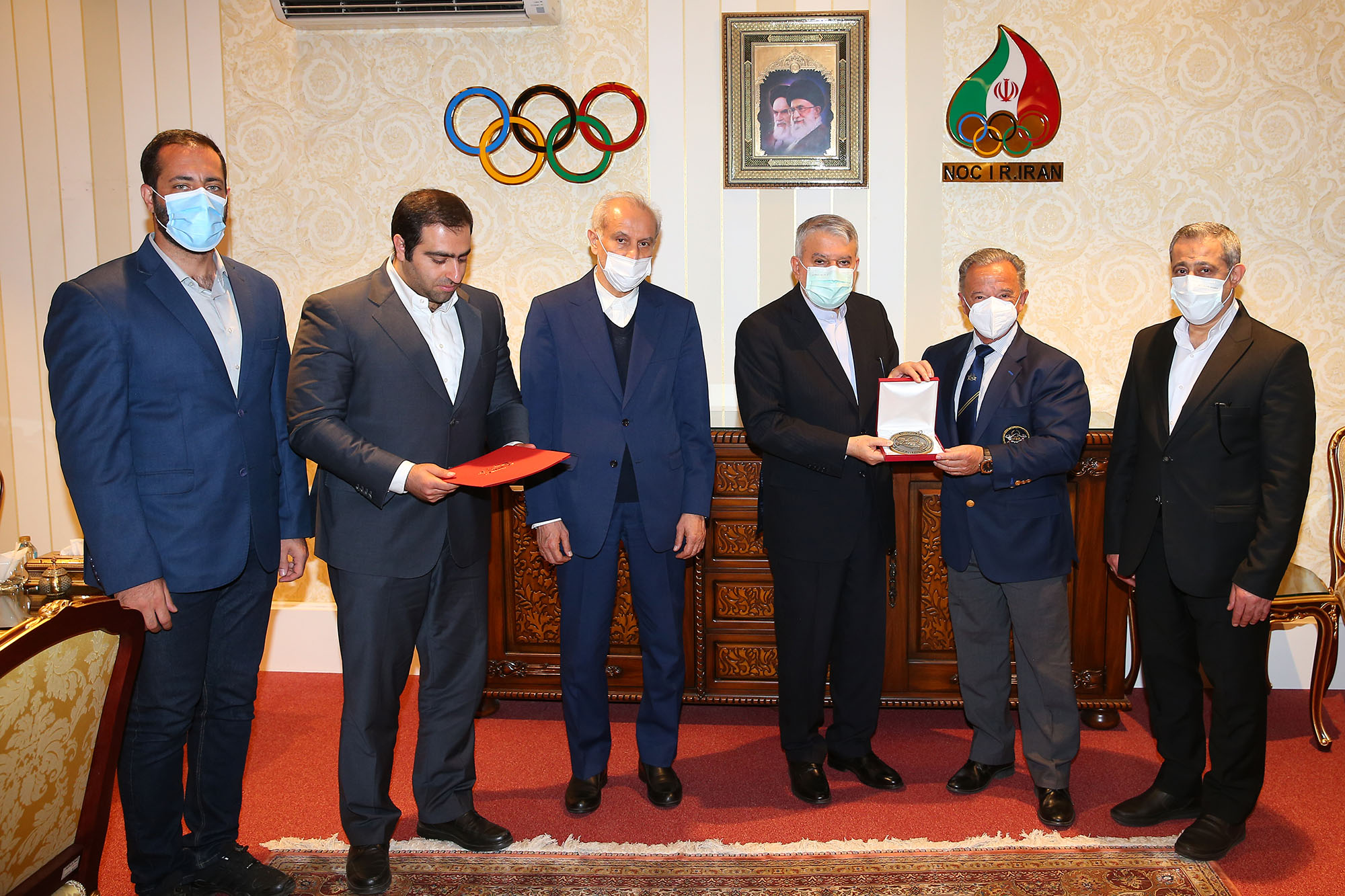 دیدار ریاست کمیته ملی المپیک با رییس فدراسیون جهانی پرورش اندام 7