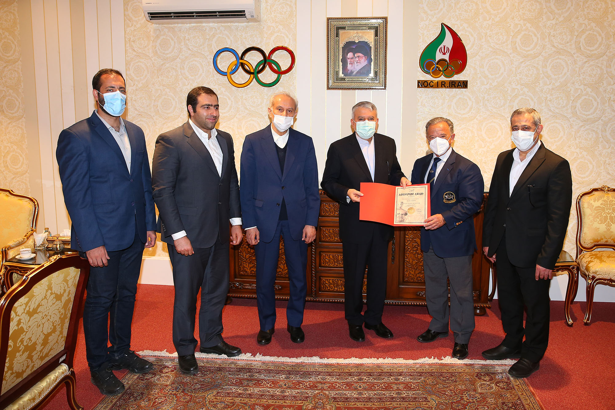 دیدار ریاست کمیته ملی المپیک با رییس فدراسیون جهانی پرورش اندام 9