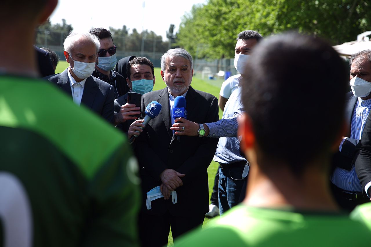 بازدید دکتر صالحی امیری از تیم ملی امید