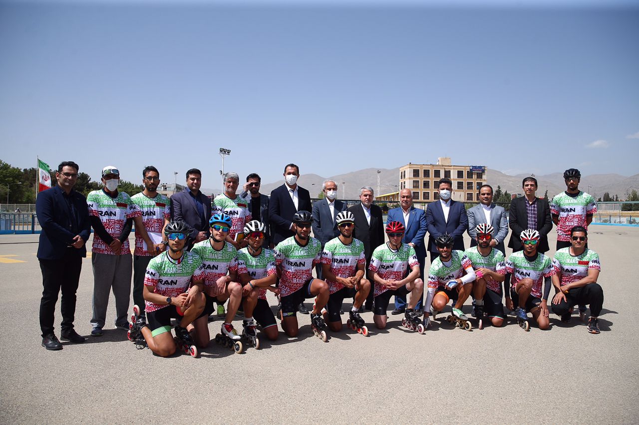 بازدید دکتر صالحی امیری از تیم ملی اسکیت پسران