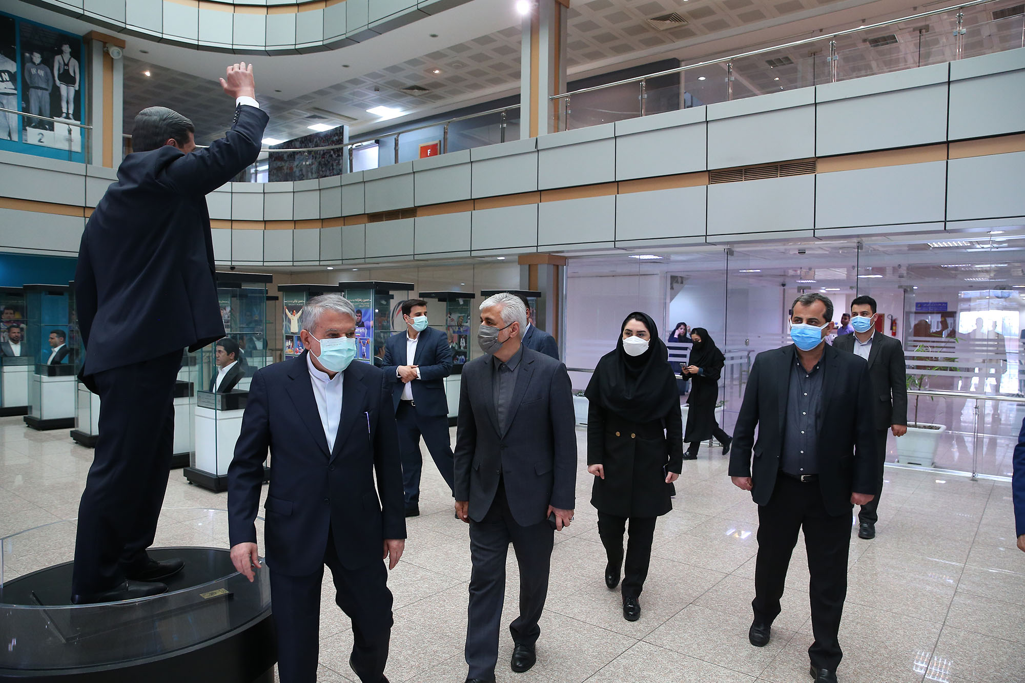 بازدید وزیر ورزش و جوانان از موزه ملی ورزش، المپیک و پارالمپیک 3