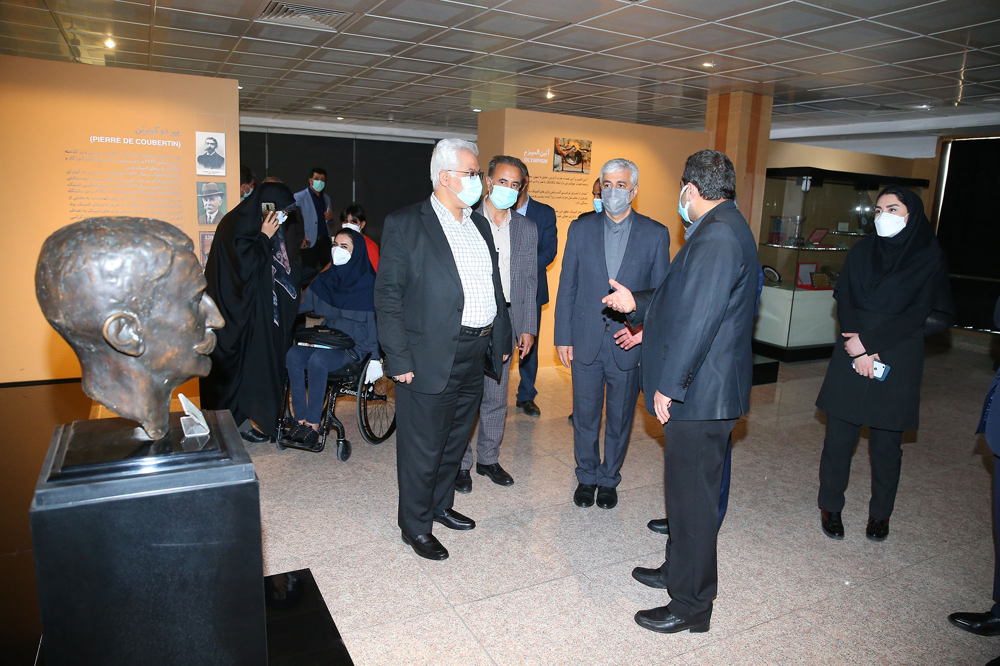 بازدید وزیر ورزش و جوانان از موزه ملی ورزش، المپیک و پارالمپیک 9