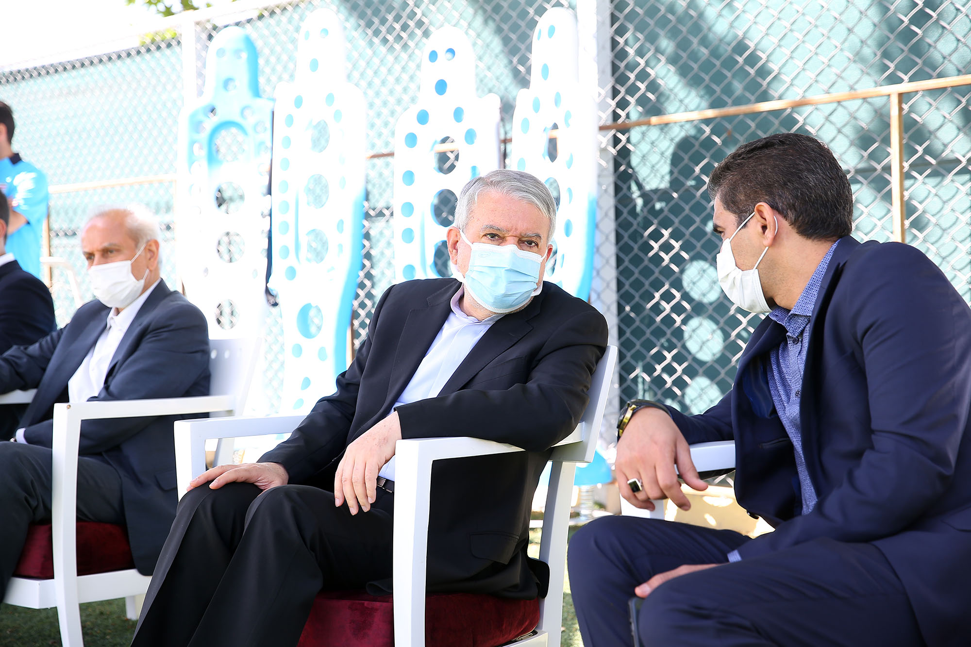 بازدید از اردو تیم ملی فوتبال امید، بسکتبال و اسکیت 1