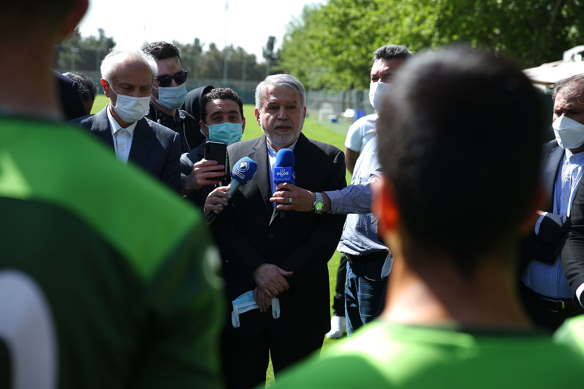 بازدید از اردو تیم ملی فوتبال امید، بسکتبال و اسکیت 5