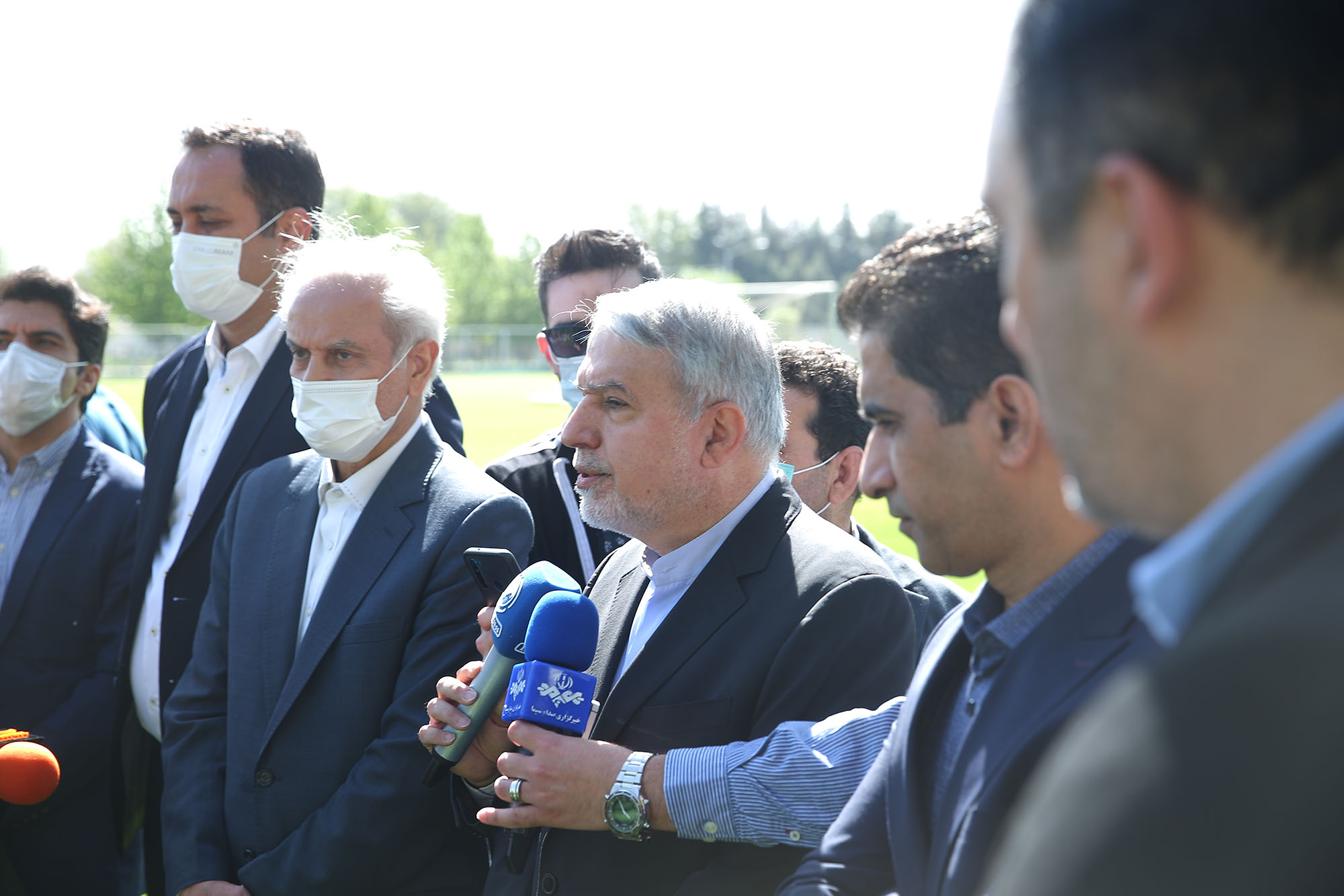 بازدید از اردو تیم ملی فوتبال امید، بسکتبال و اسکیت 7