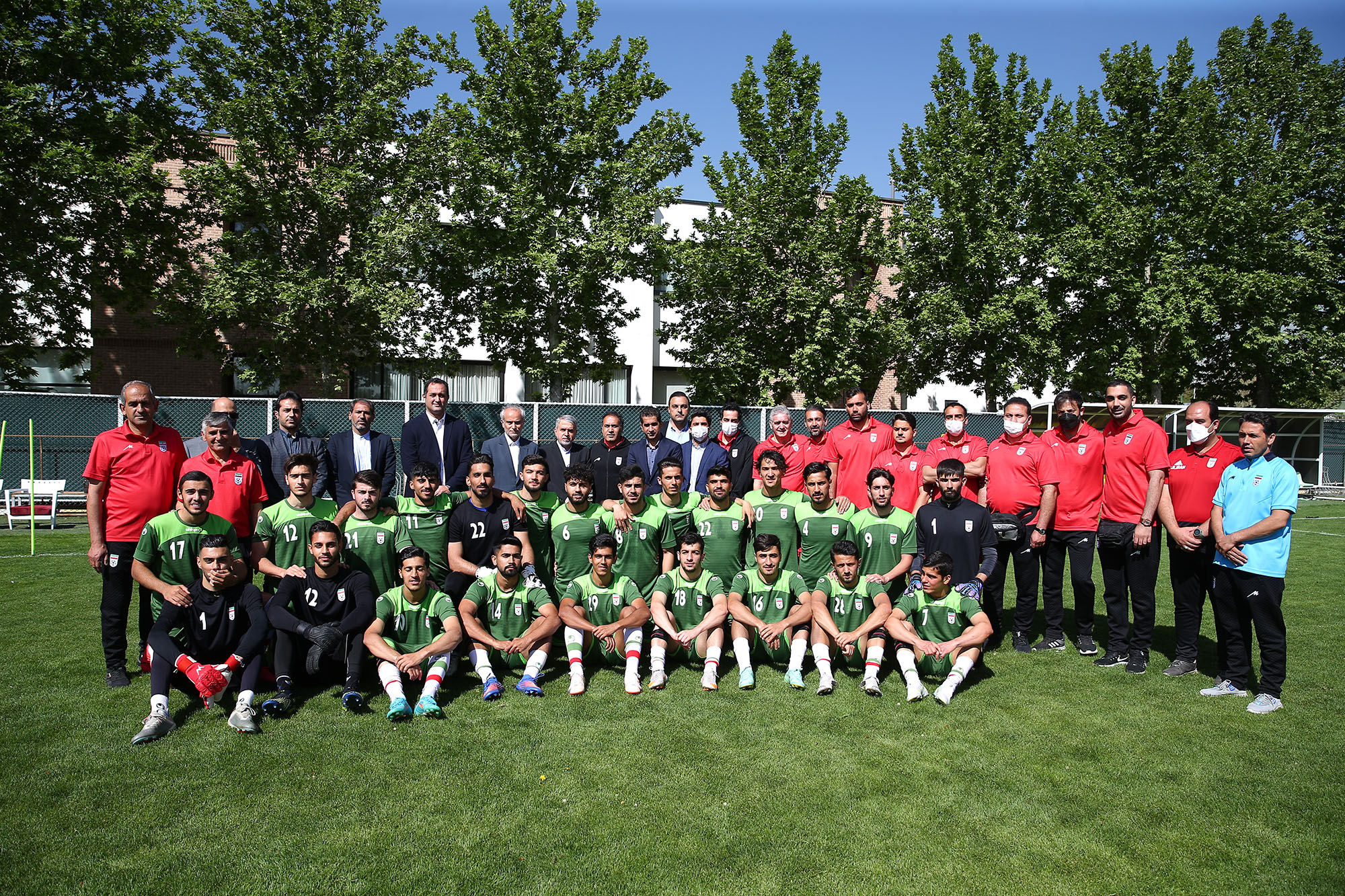 بازدید از اردو تیم ملی فوتبال امید، بسکتبال و اسکیت 11