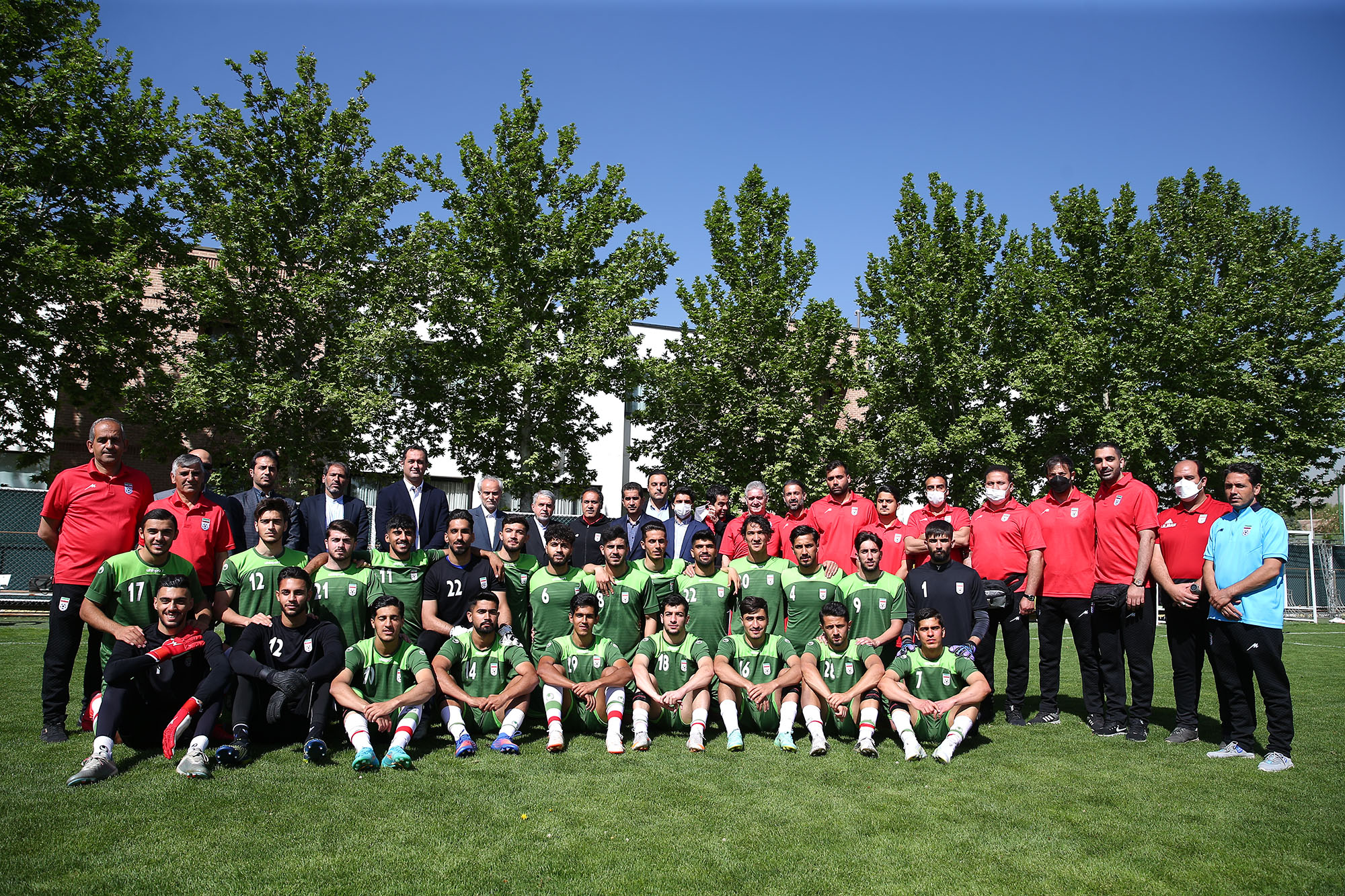 بازدید از اردو تیم ملی فوتبال امید، بسکتبال و اسکیت 12