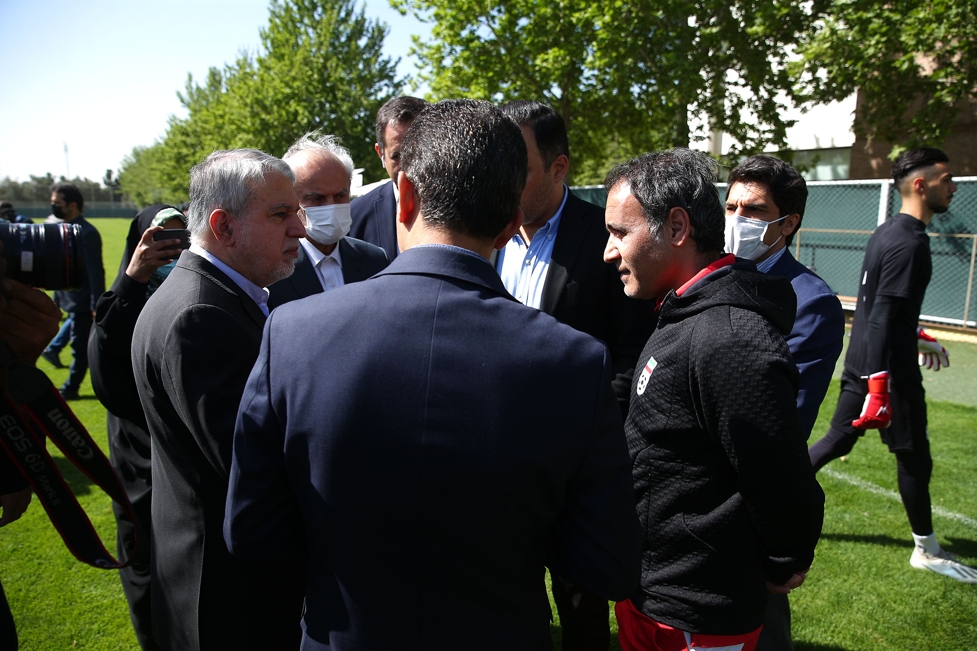 بازدید از اردو تیم ملی فوتبال امید، بسکتبال و اسکیت 13