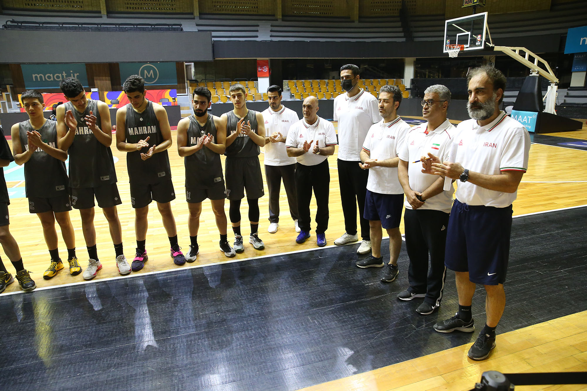 بازدید از اردو تیم ملی فوتبال امید، بسکتبال و اسکیت 15