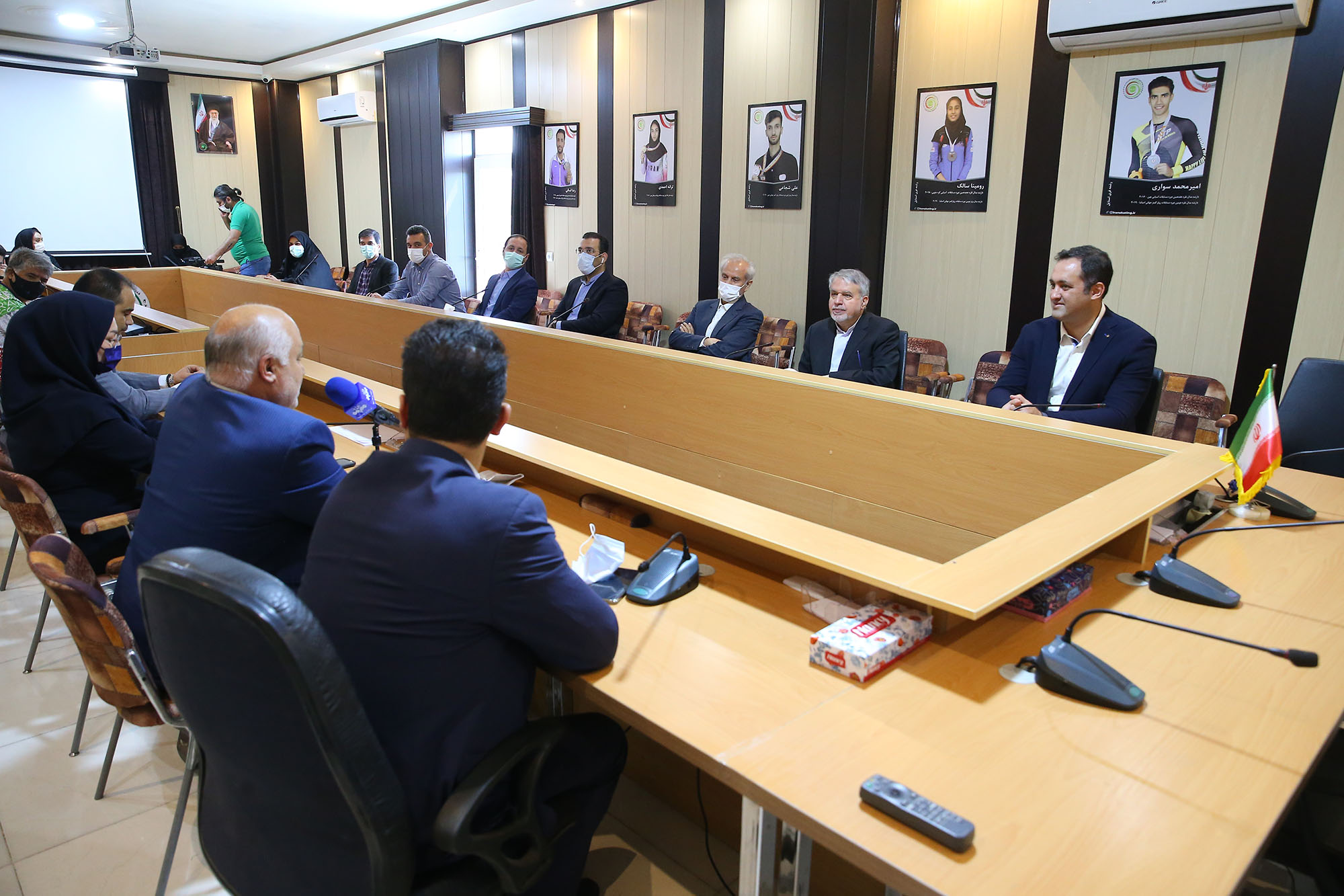 بازدید از اردو تیم ملی فوتبال امید، بسکتبال و اسکیت 25