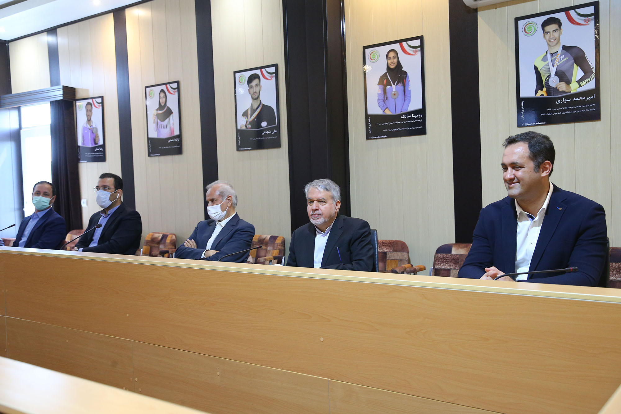 بازدید از اردو تیم ملی فوتبال امید، بسکتبال و اسکیت 26