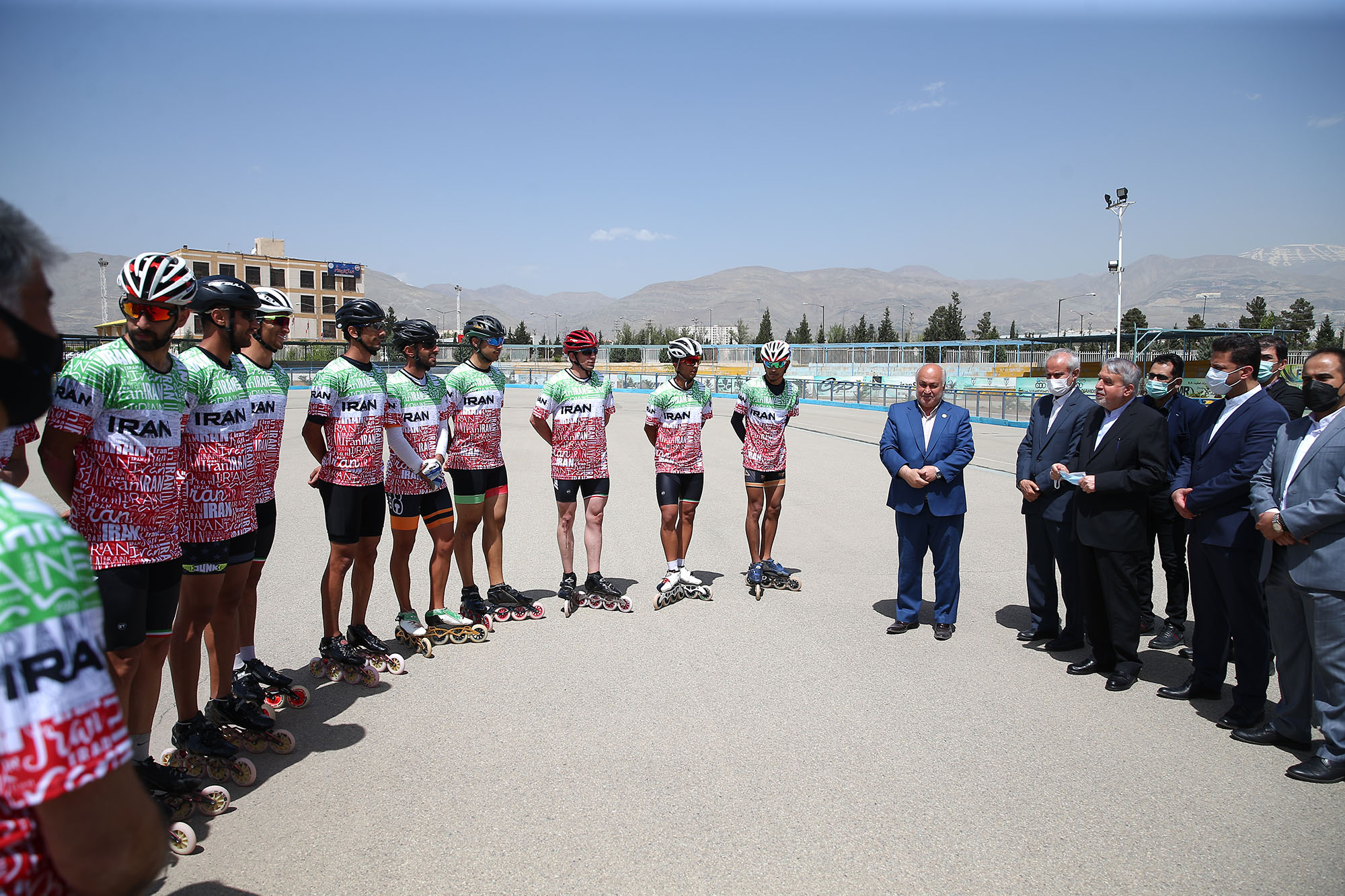 بازدید از اردو تیم ملی فوتبال امید، بسکتبال و اسکیت 35