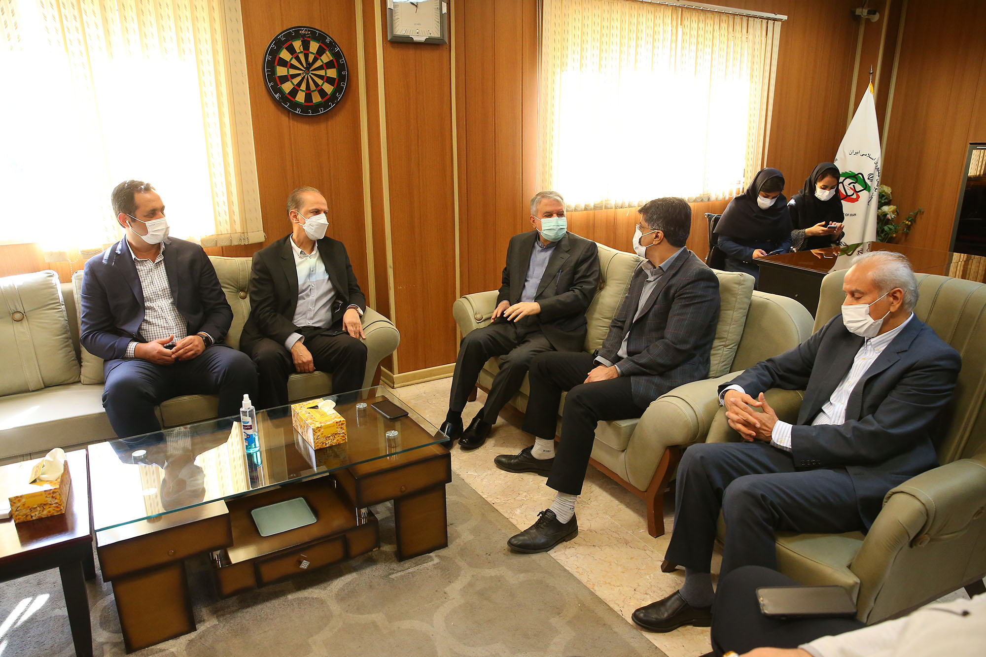 بازدید از فدراسیون بوکس، شنا،شیرجه و واترپولو و پزشکی 2