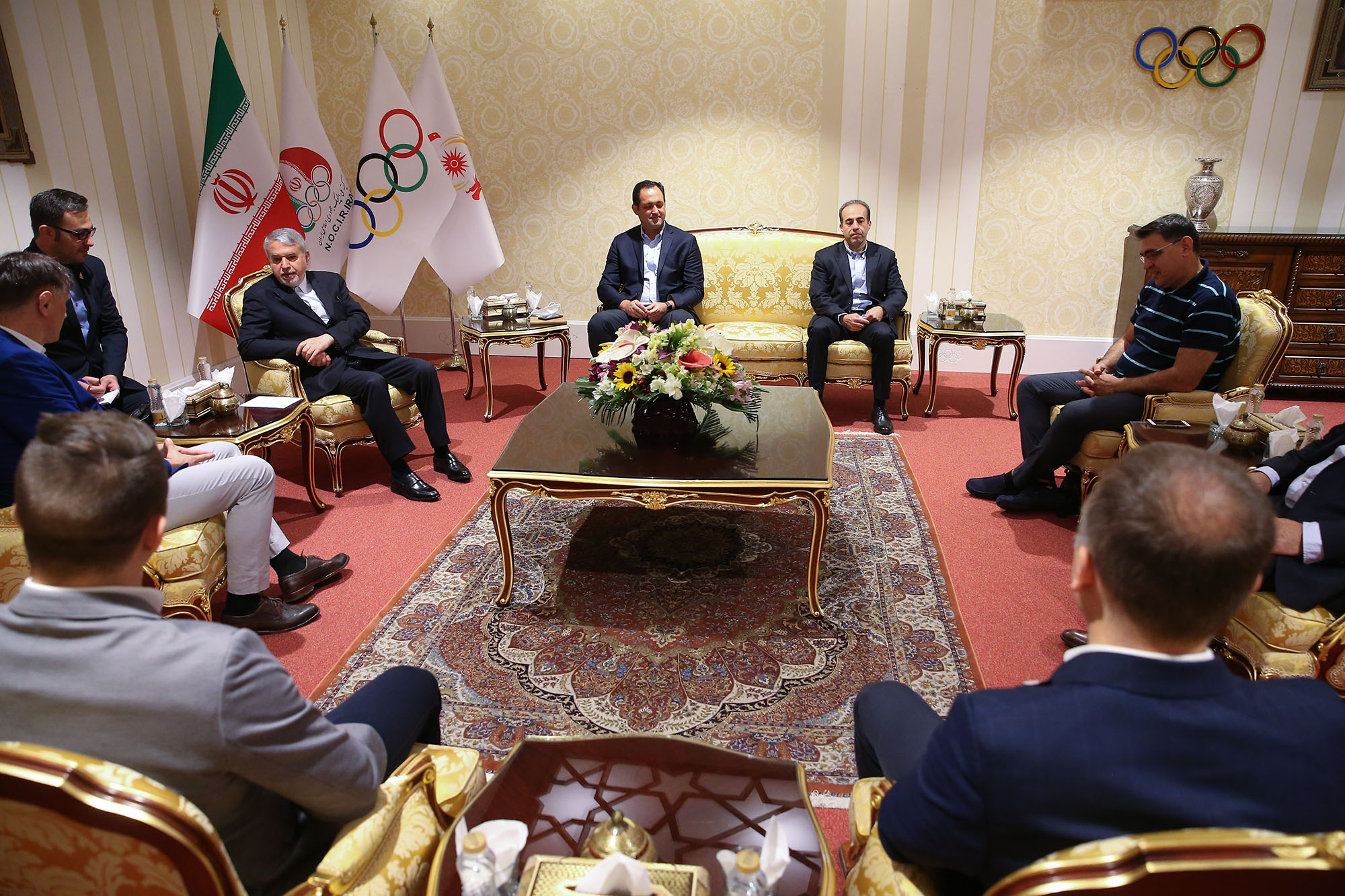 دیدار با رییس اتحادیه کشتی جهان 4