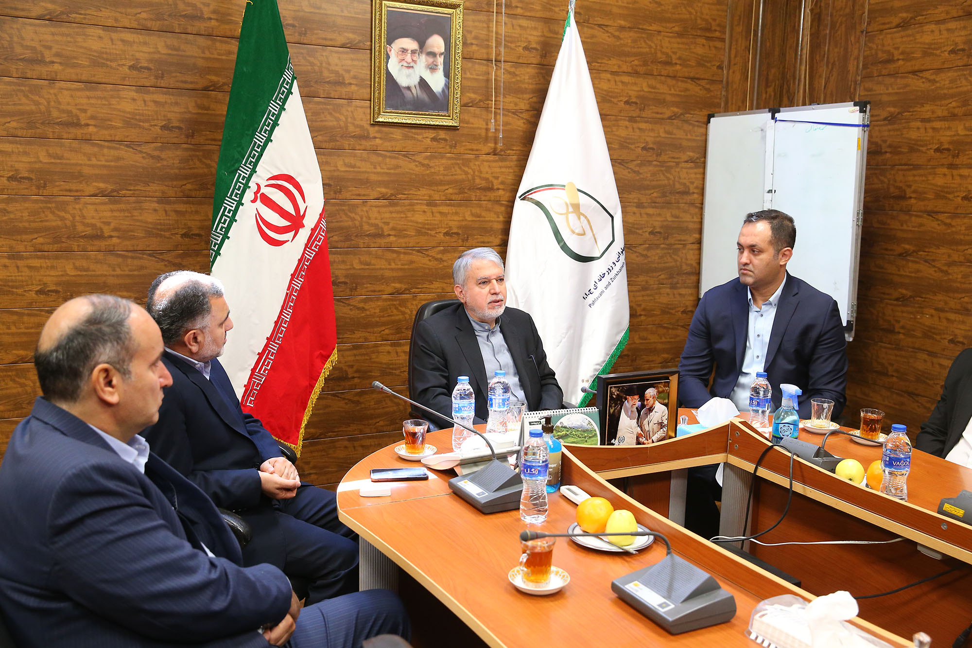 بازدید از اردو تیم ملی کشتی و فدراسیون زورخانه ای 1