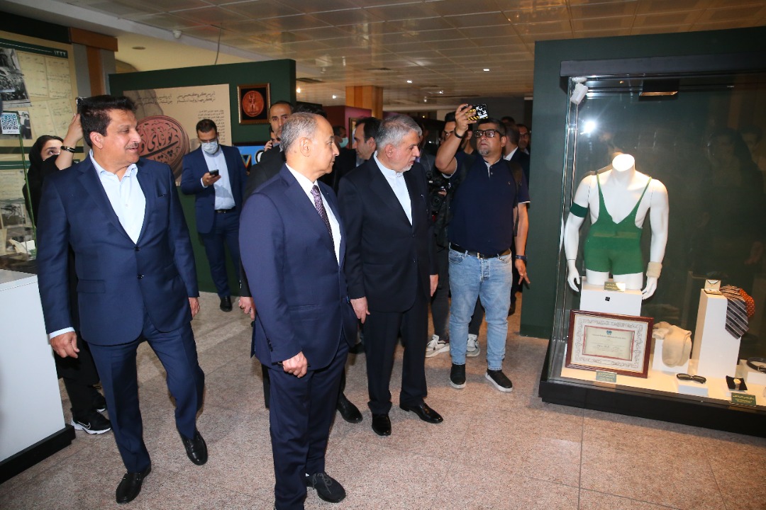 بازدید حسین مسلم از موزه ملی ورزش