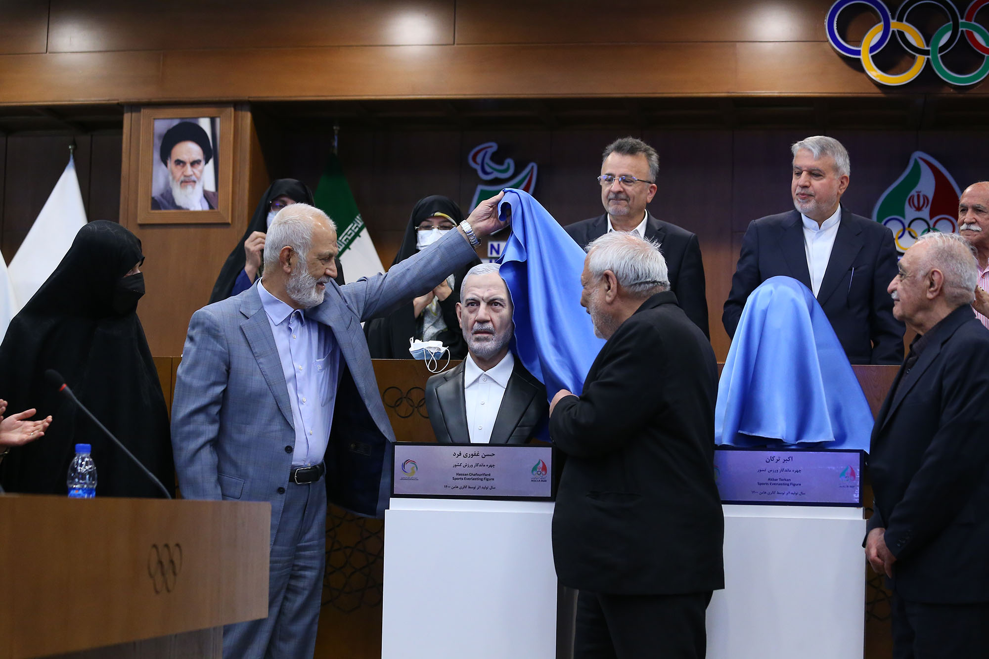 مراسم رونمایی از سردیس چهره های ماندگار ورزش ایران 35