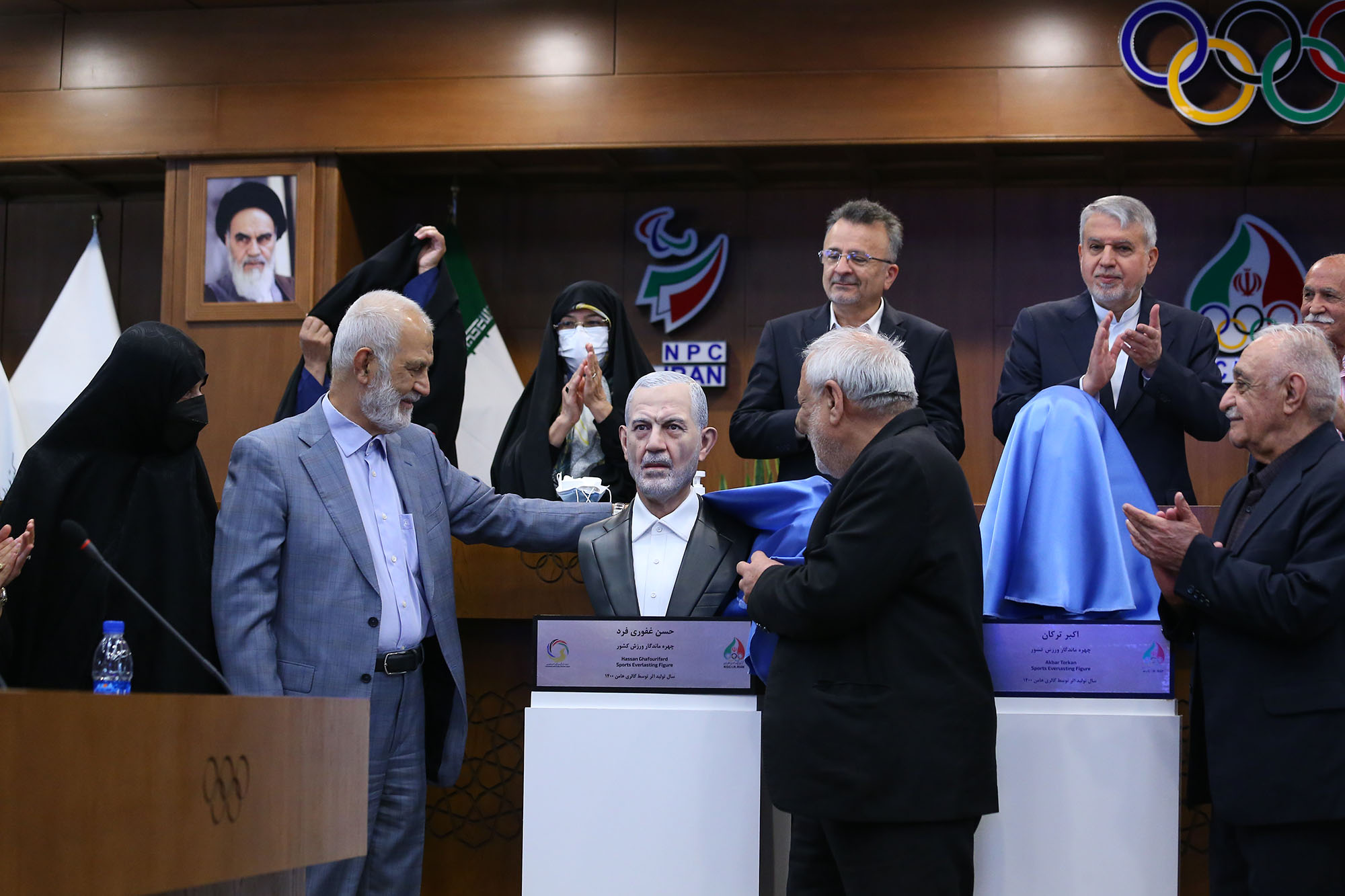 مراسم رونمایی از سردیس چهره های ماندگار ورزش ایران 36