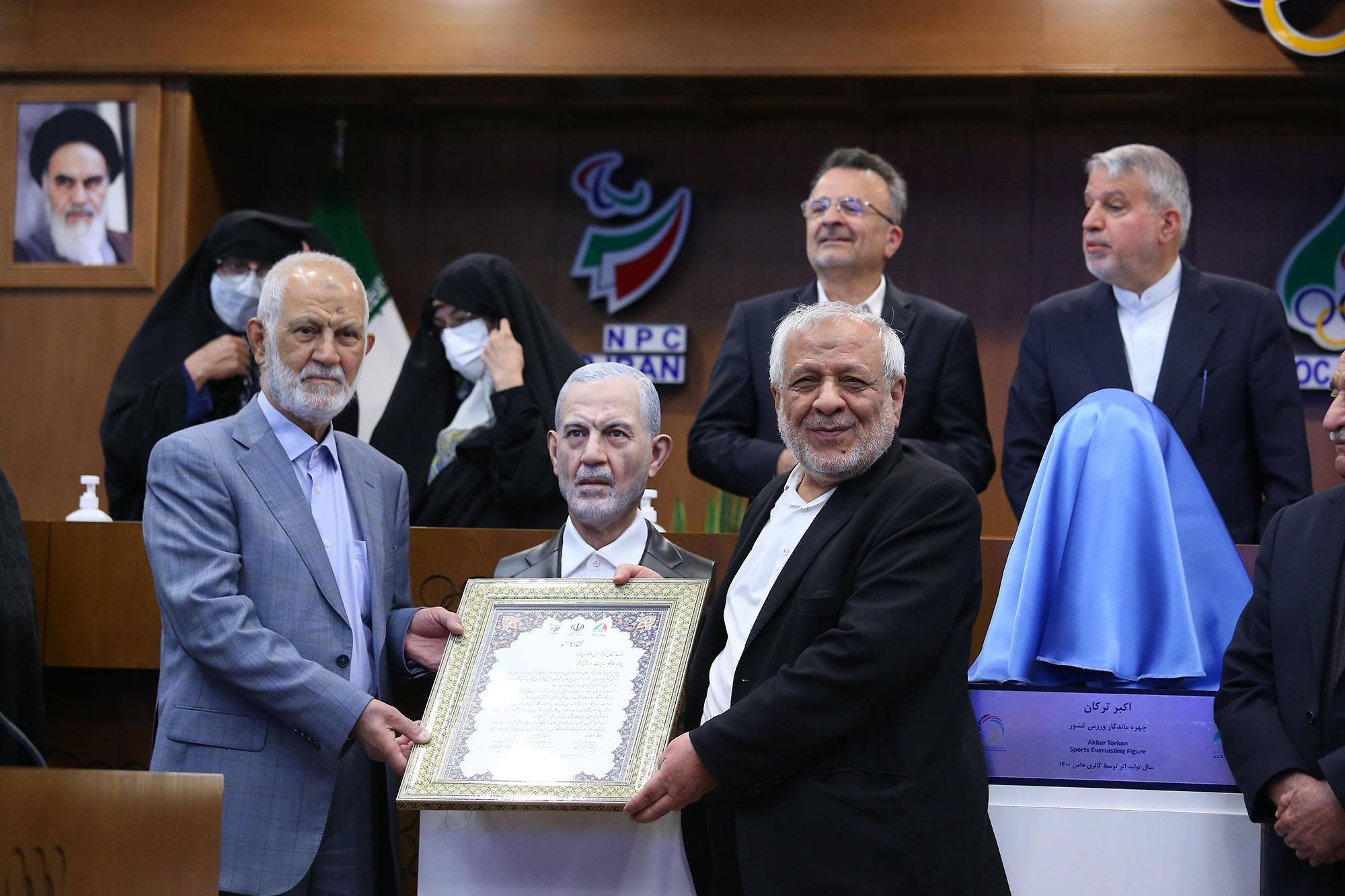 مراسم رونمایی از سردیس چهره های ماندگار ورزش ایران 40