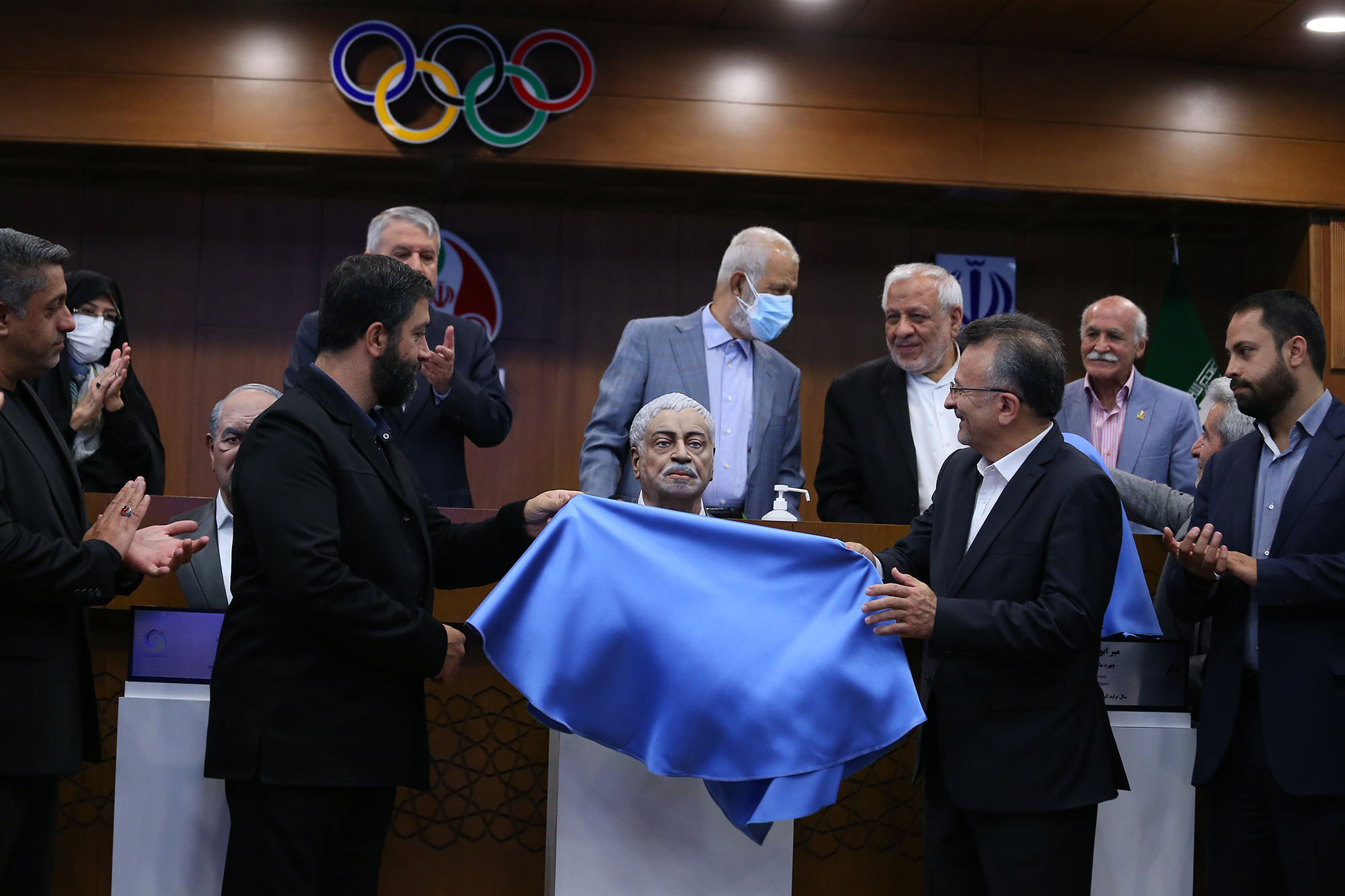 مراسم رونمایی از سردیس چهره های ماندگار ورزش ایران 53