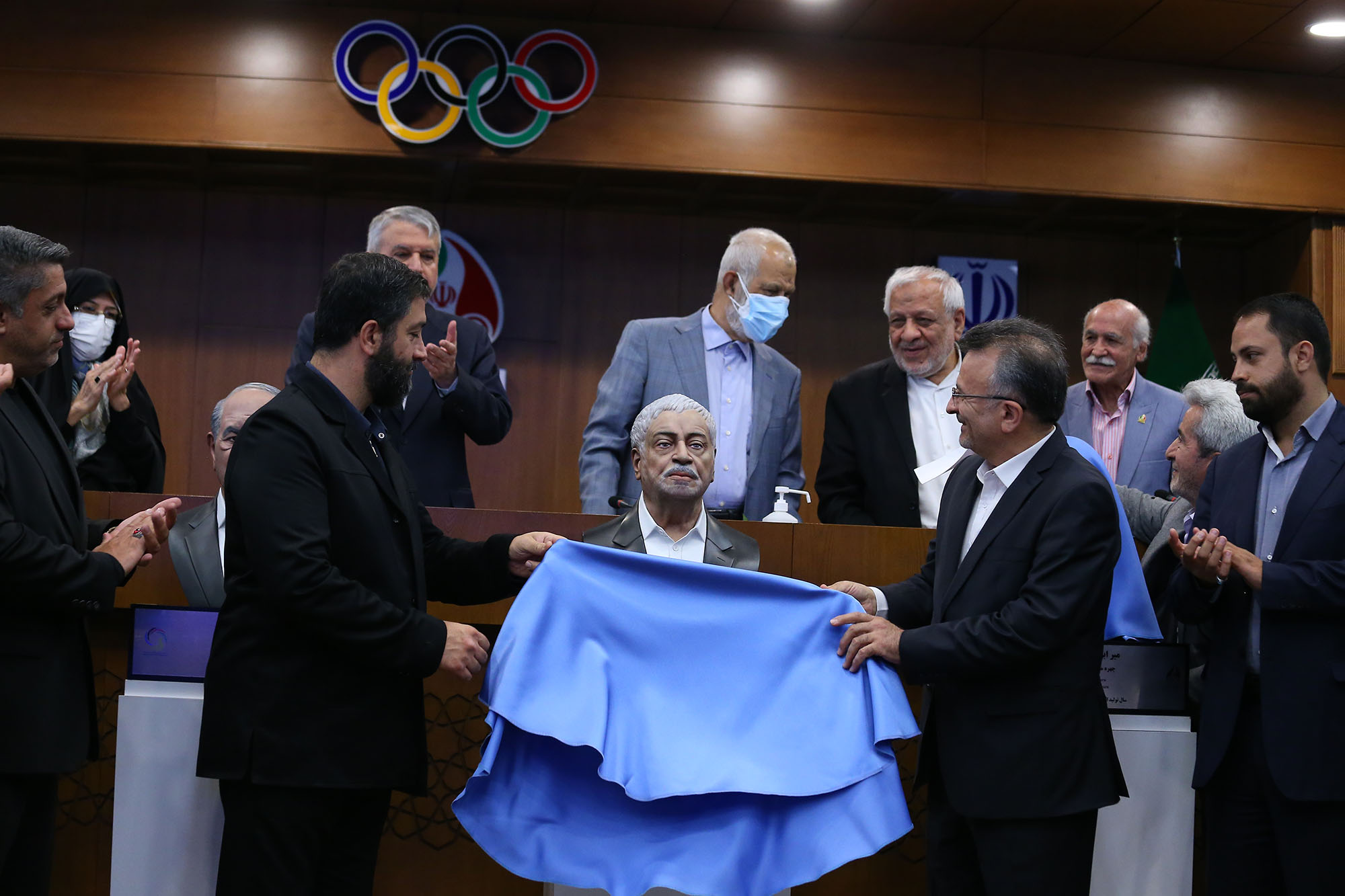 مراسم رونمایی از سردیس چهره های ماندگار ورزش ایران 54