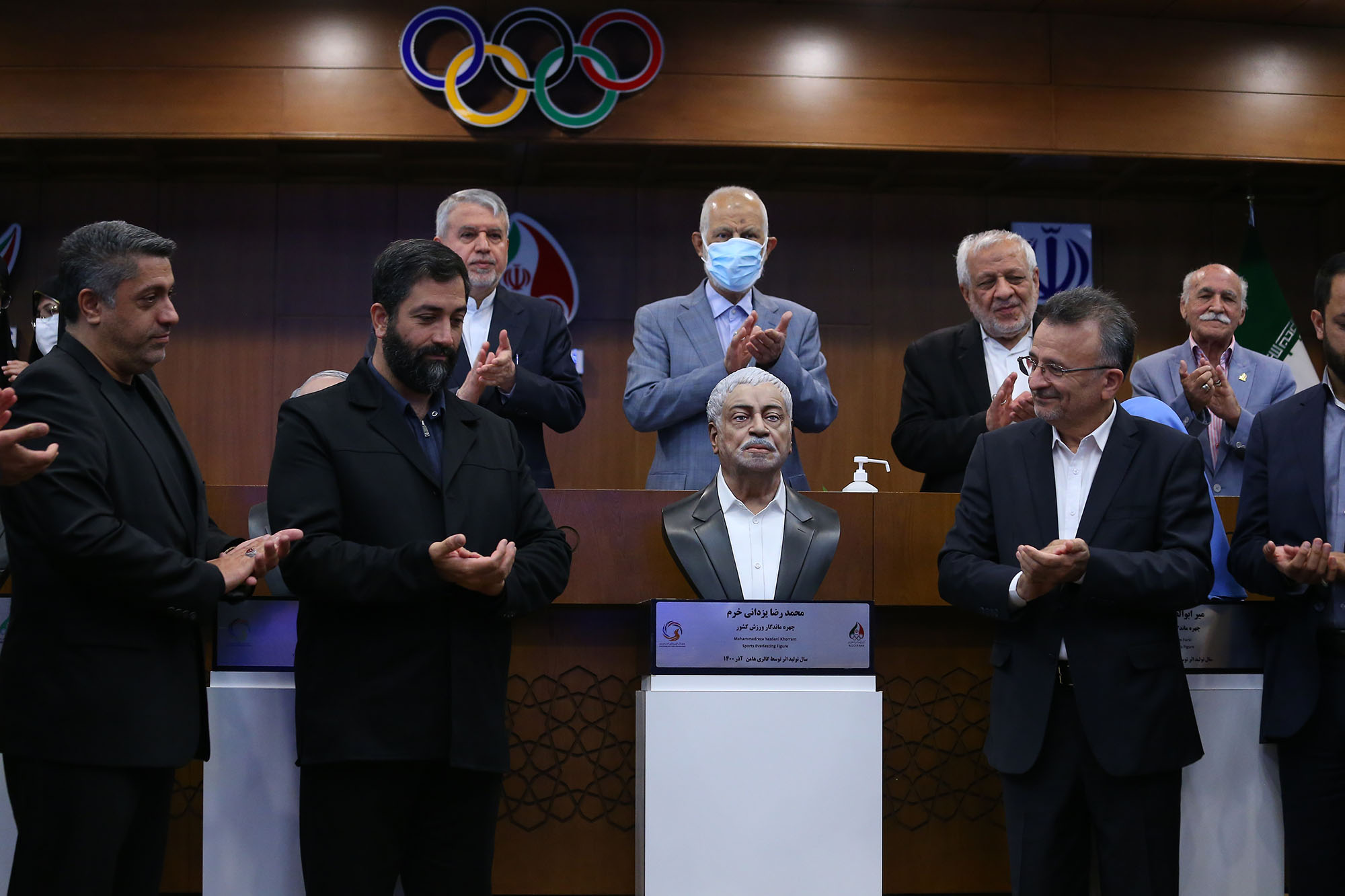 مراسم رونمایی از سردیس چهره های ماندگار ورزش ایران 56