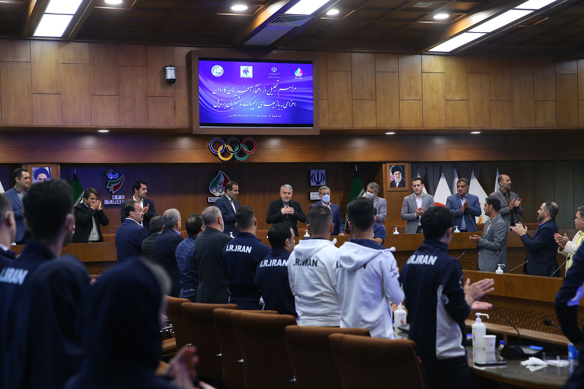 تجلیل از افتخارآفرینان کاروان اعزامی به بازی های المپیک ناشنوایان برزیل 5