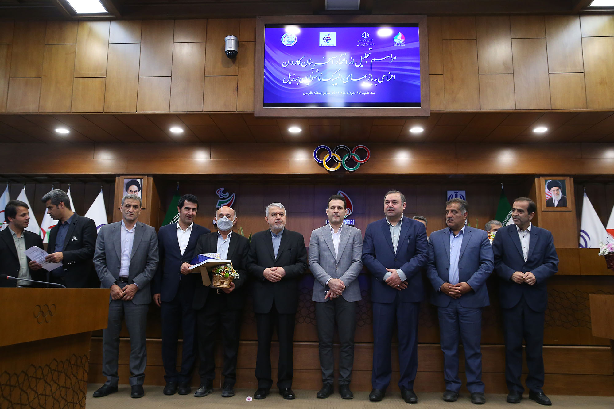 تجلیل از افتخارآفرینان کاروان اعزامی به بازی های المپیک ناشنوایان برزیل 10