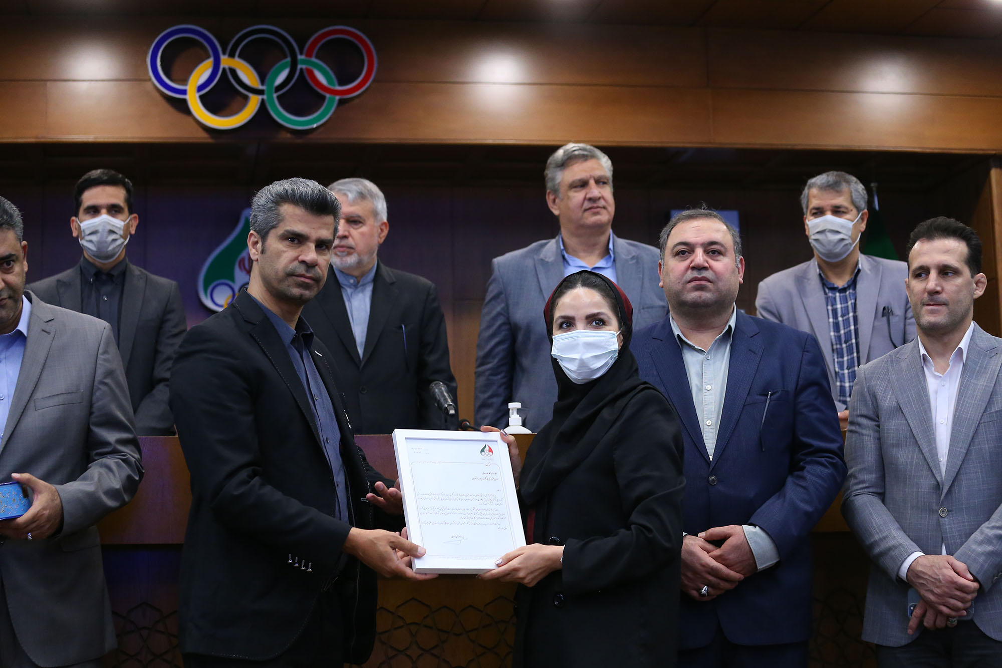 تجلیل از افتخارآفرینان کاروان اعزامی به بازی های المپیک ناشنوایان برزیل 16