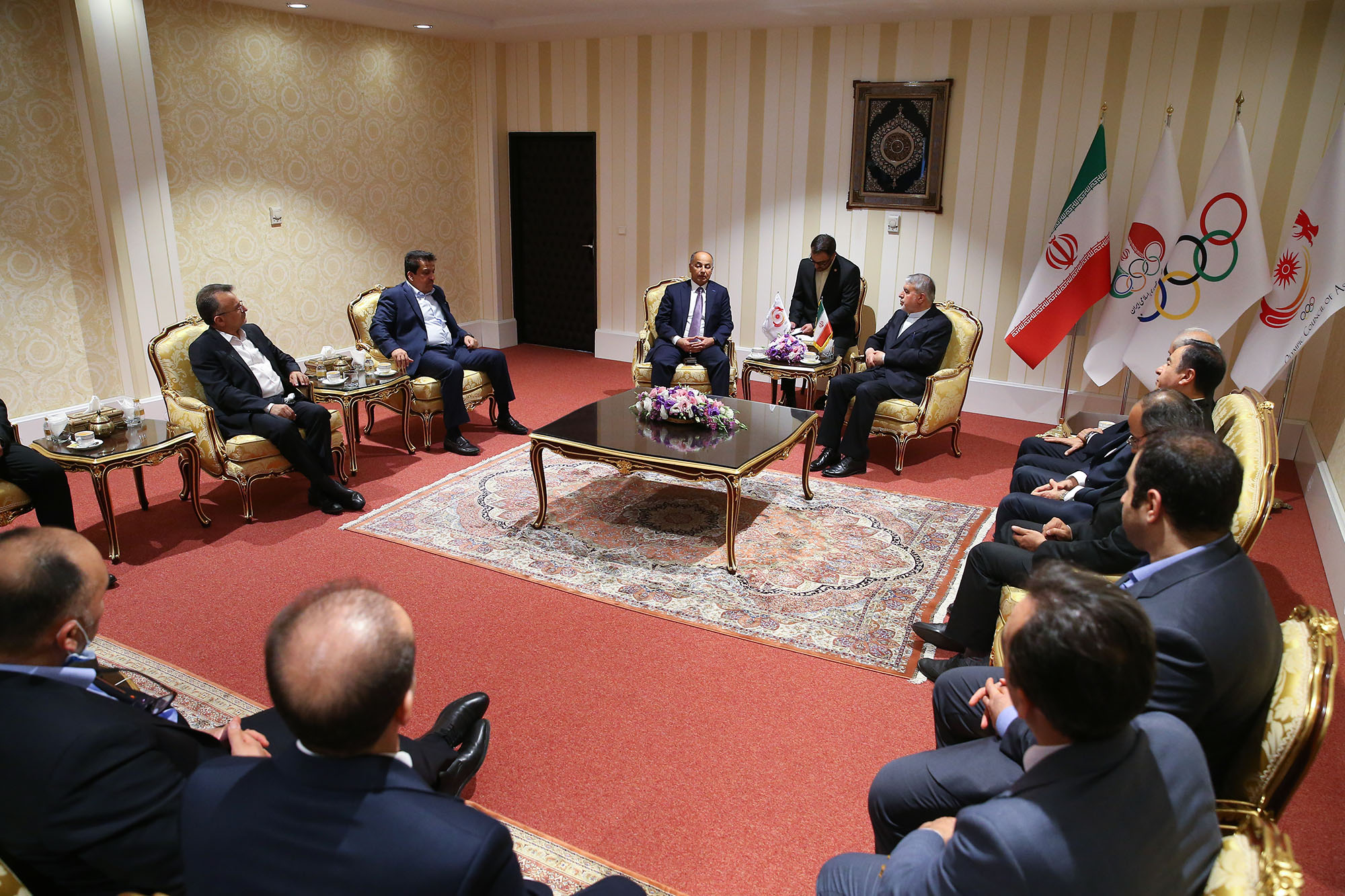 دیدارهای مقامات ارشد شورای المپیک آسیا در ایران 30