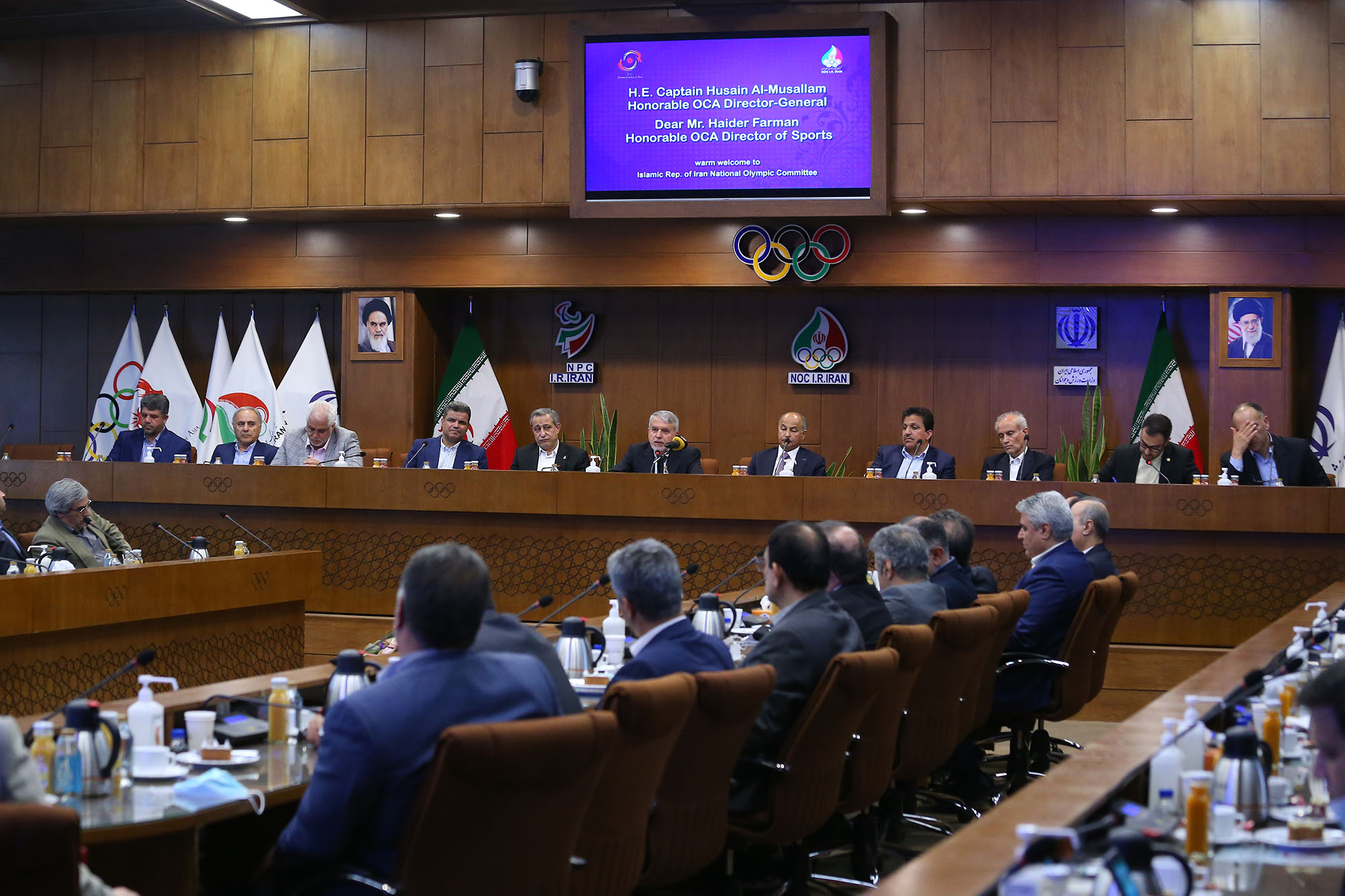 دیدارهای مقامات ارشد شورای المپیک آسیا در ایران 70