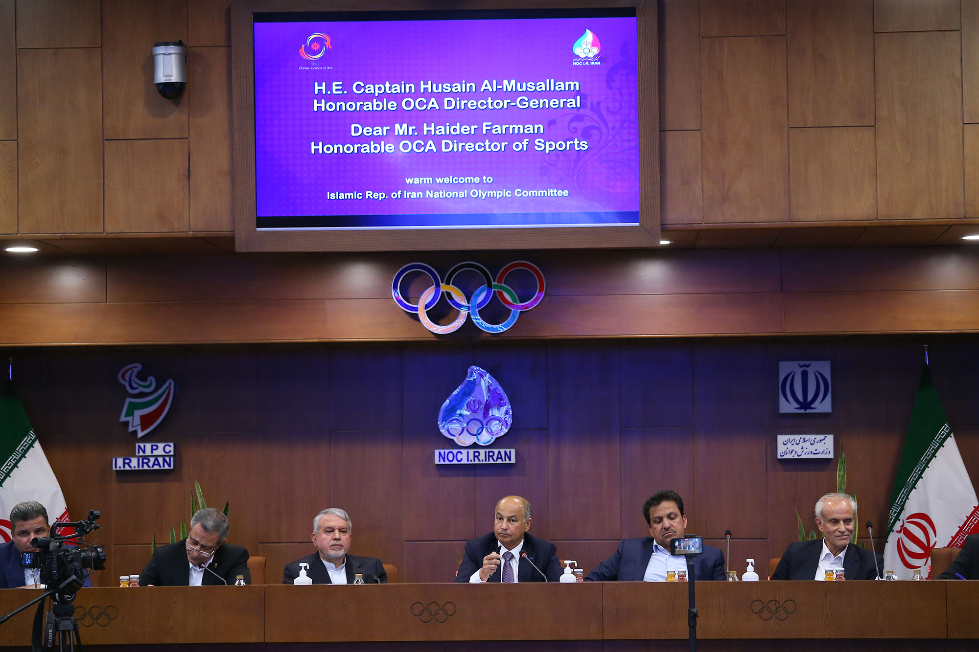 دیدارهای مقامات ارشد شورای المپیک آسیا در ایران 76