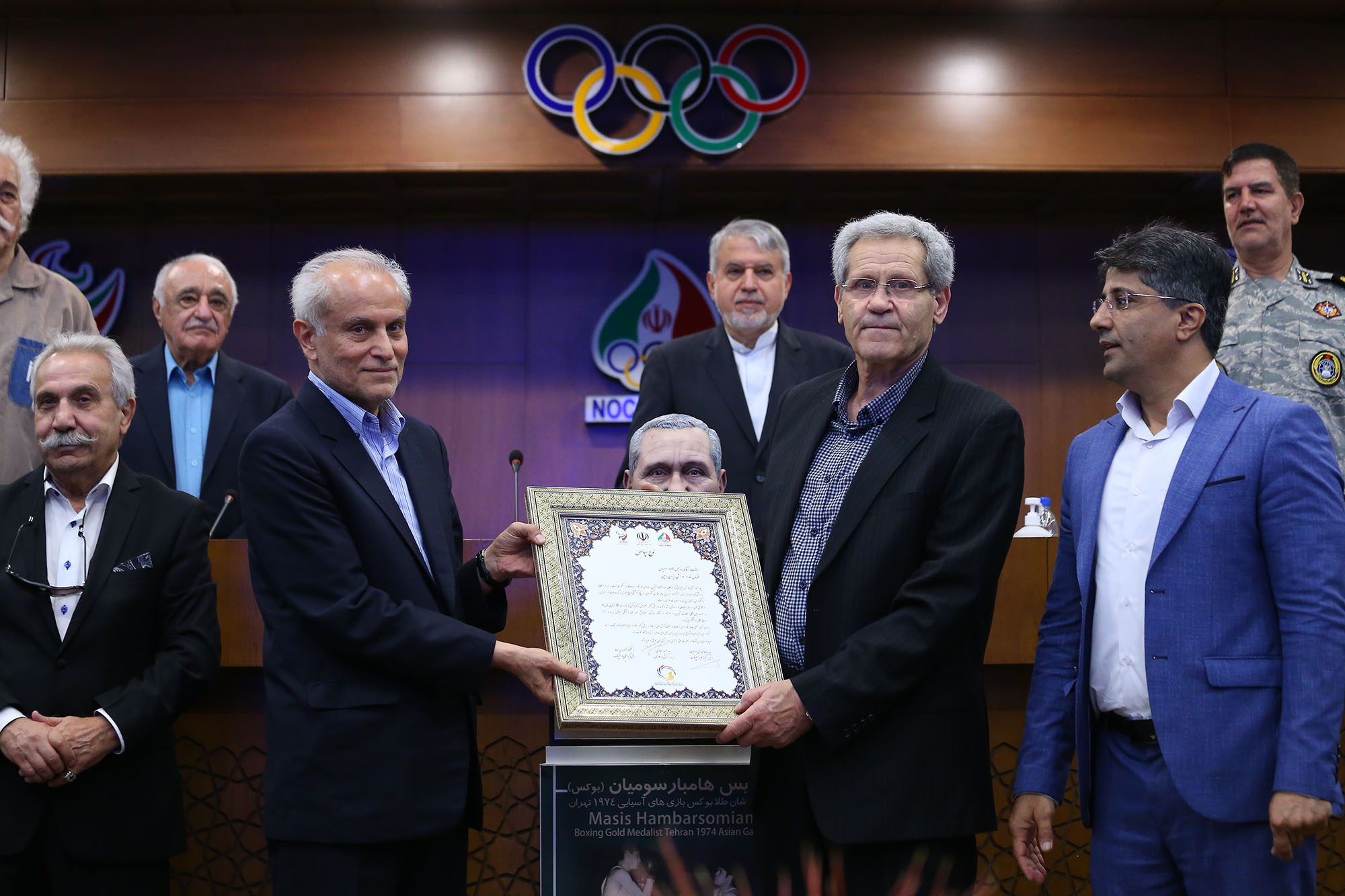 مراسم رونمایی از سردیس ماسیس هامبارسومیان 38