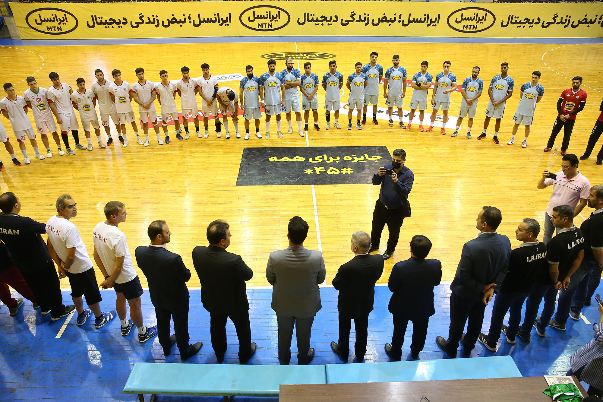 بازدید مسولان کمیته ملی المپیک از اردو تیم ملی هندبال 5