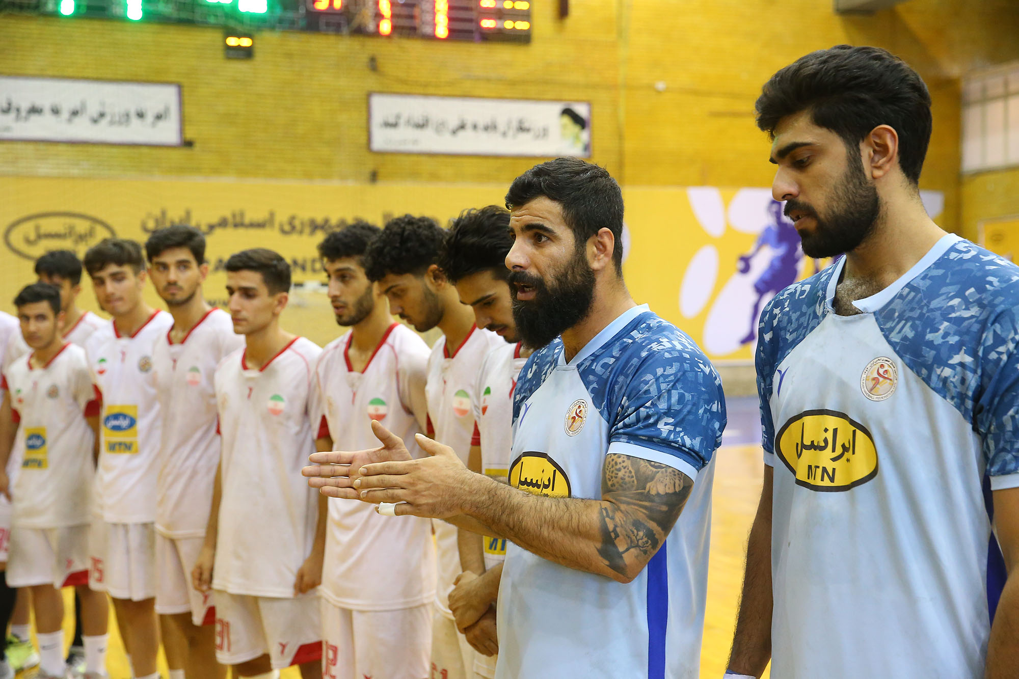 بازدید مسولان کمیته ملی المپیک از اردو تیم ملی هندبال 11