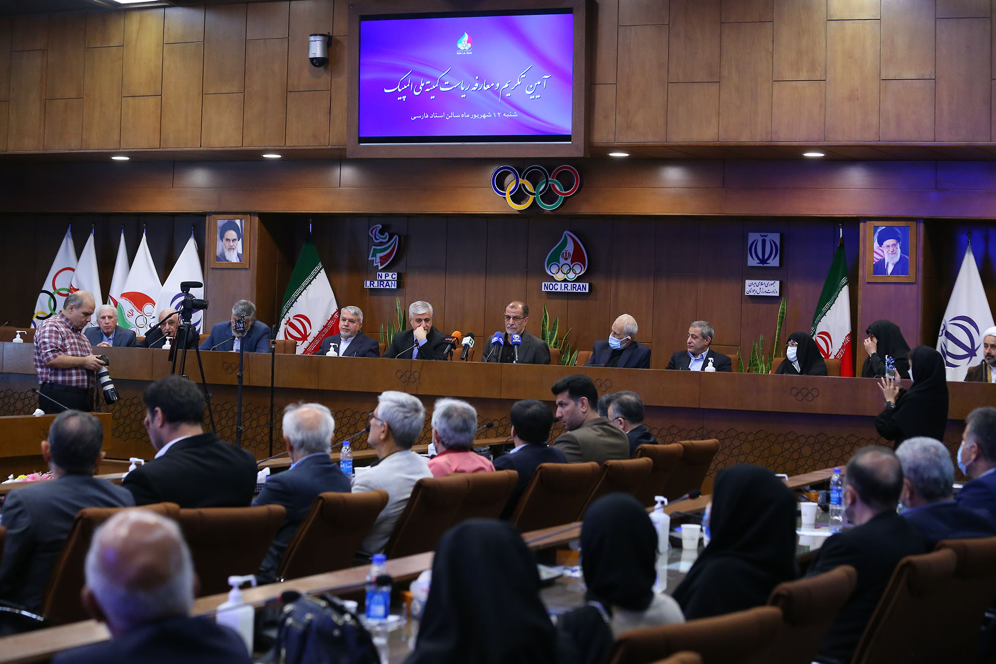 آیین تکریم و معارفه ریاست کمیته ملی المپیک 35