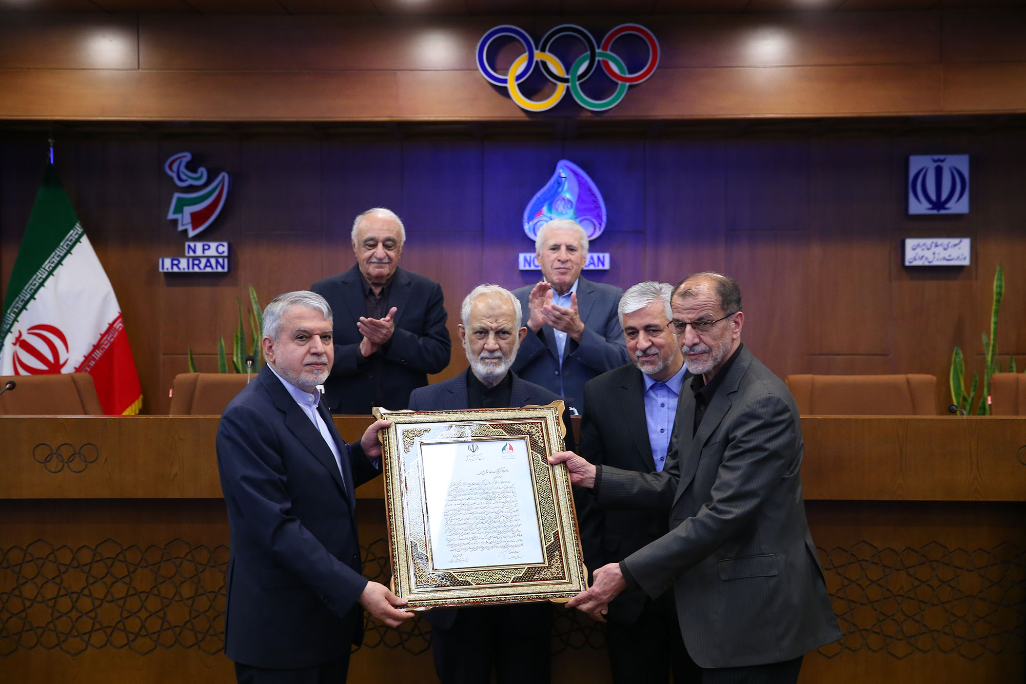 آیین تکریم و معارفه ریاست کمیته ملی المپیک 58