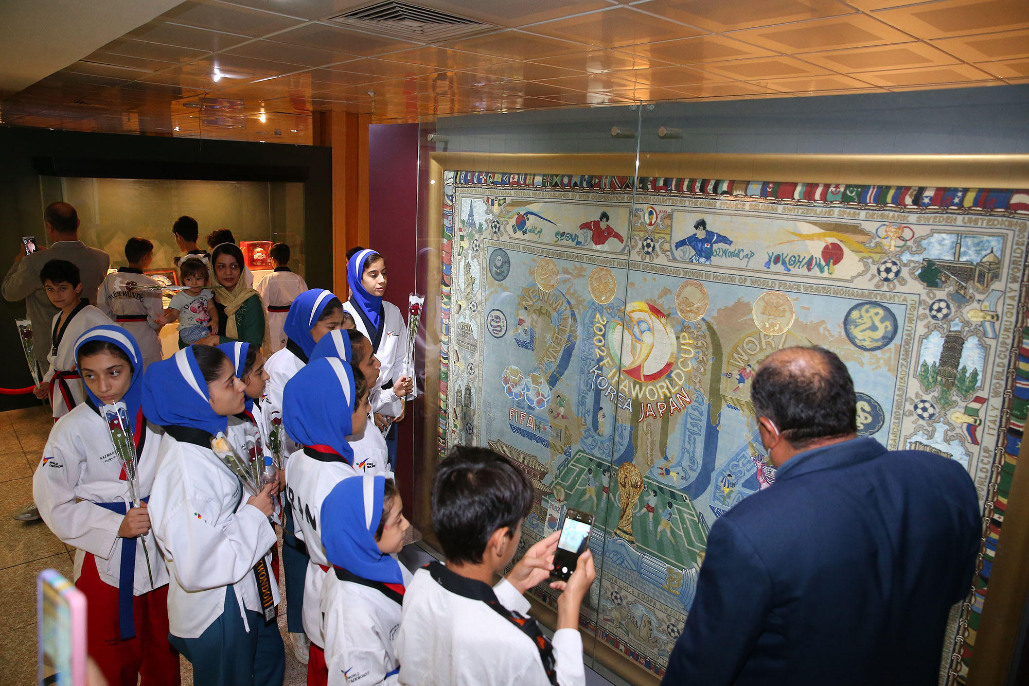 بازدید مسولان و ورزشکاران تکواندو استان تهران از موزه ملی ورزش، المپیک و پارالمپیک 9