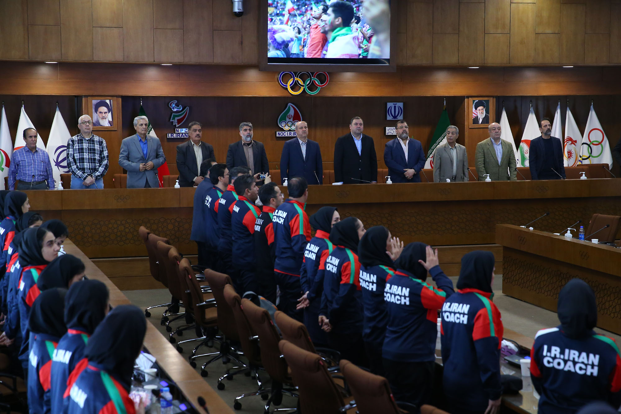 مراسم بدرقه کاروان ورزشی کاراته اعزامی به بازی های جهانی 1