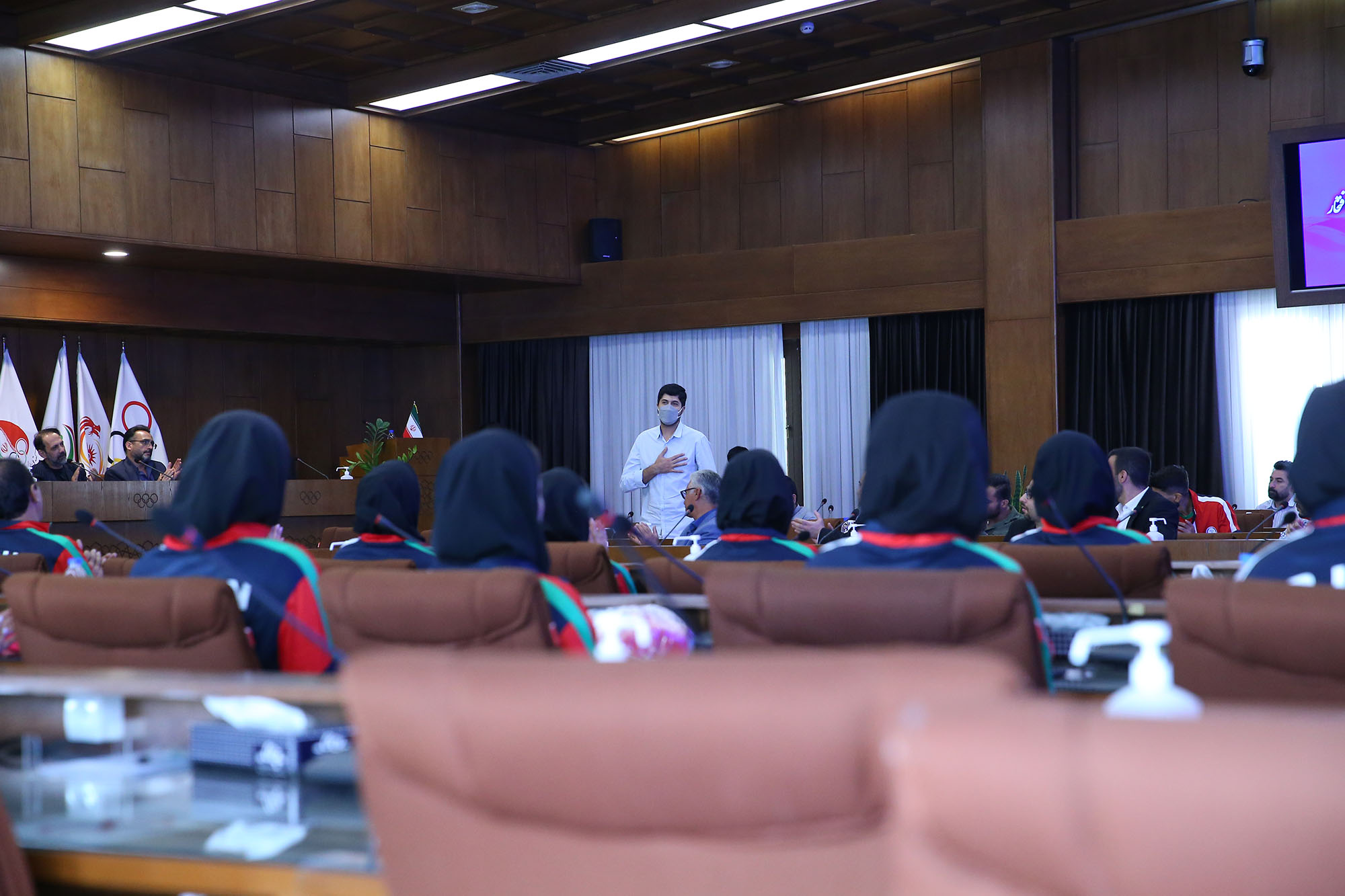 مراسم بدرقه کاروان ورزشی کاراته اعزامی به بازی های جهانی 7