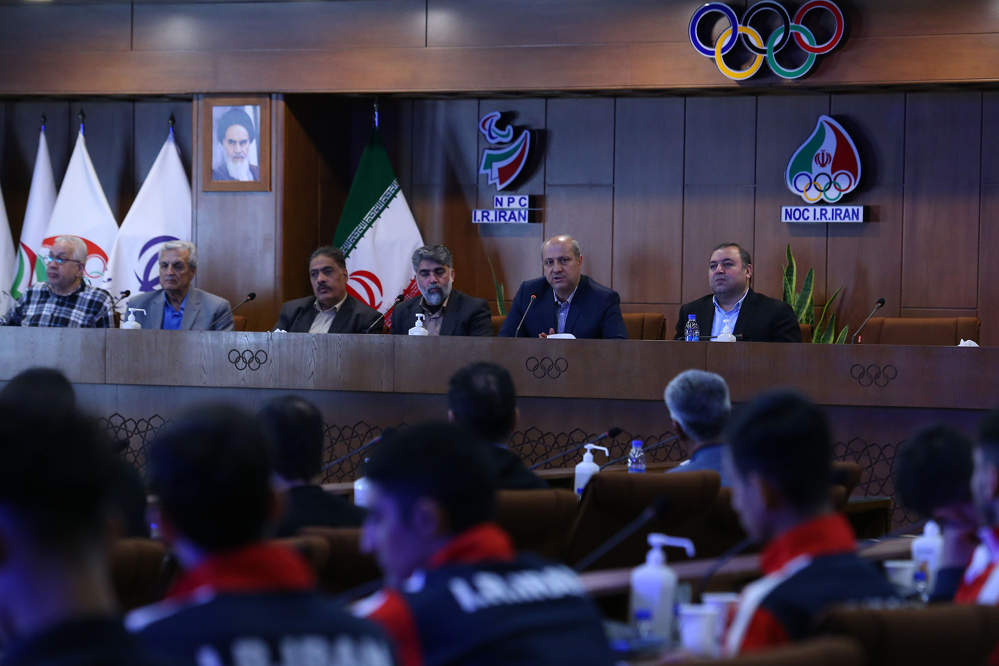 مراسم بدرقه کاروان ورزشی کاراته اعزامی به بازی های جهانی 19