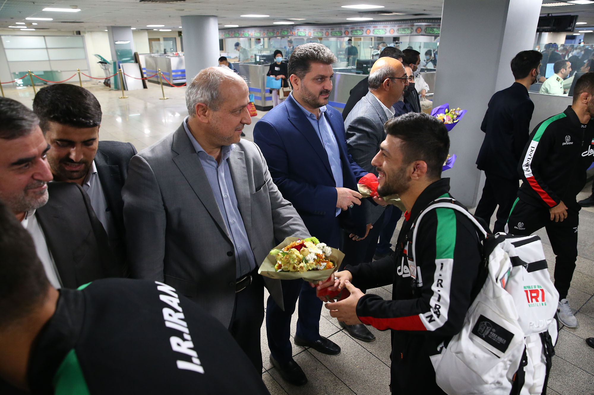 استقبال از تیم ملی کشتی آزاد و فرنگی 1