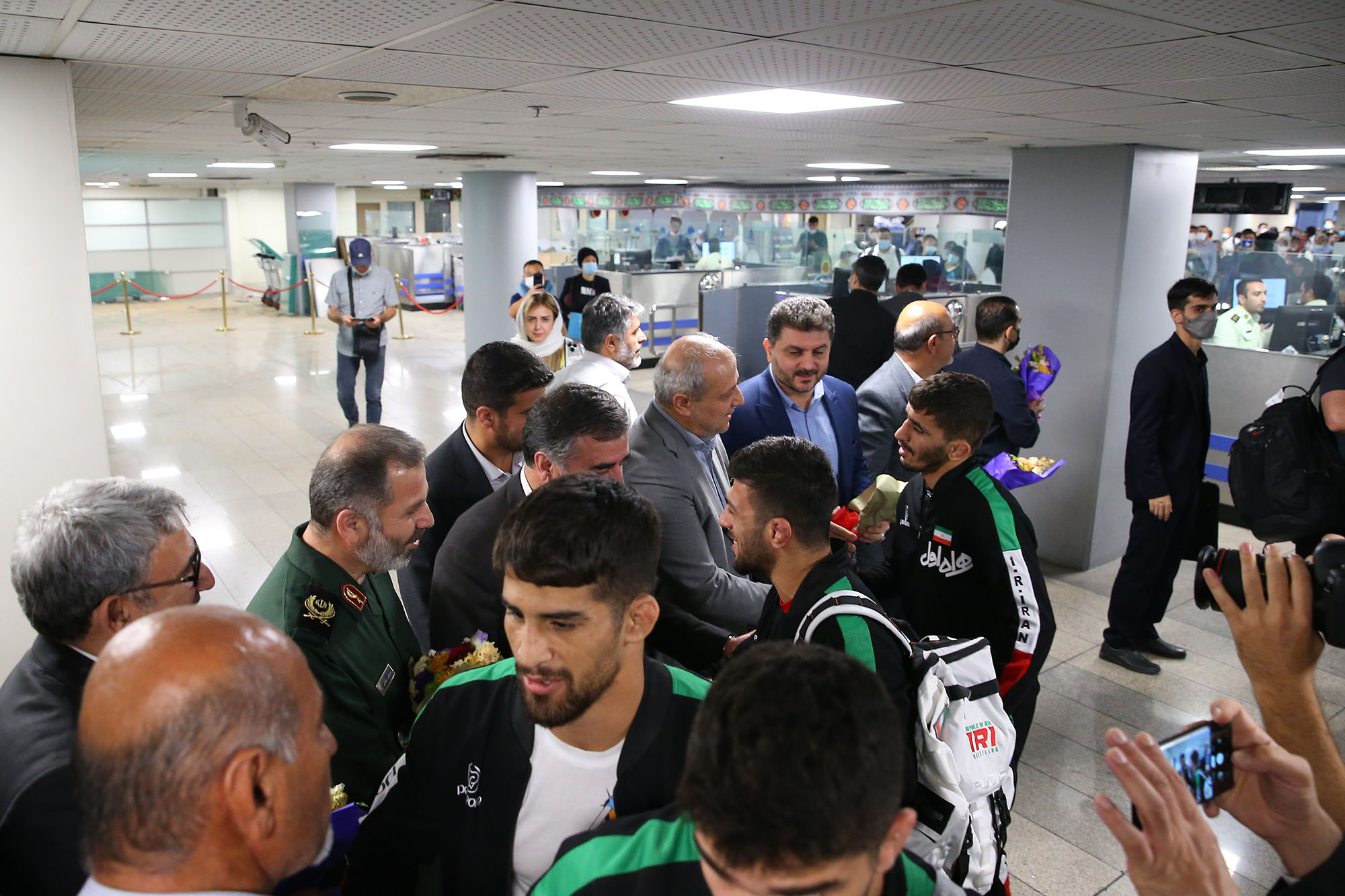 استقبال از تیم ملی کشتی آزاد و فرنگی 2