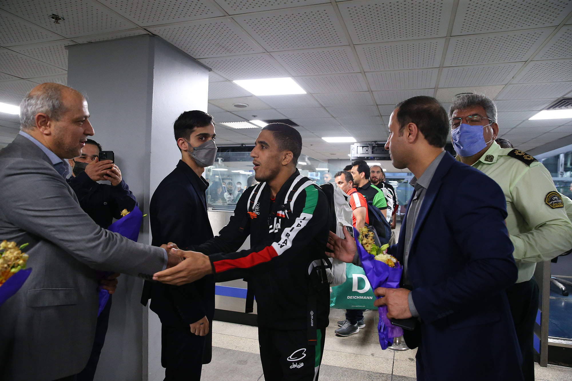 استقبال از تیم ملی کشتی آزاد و فرنگی 3