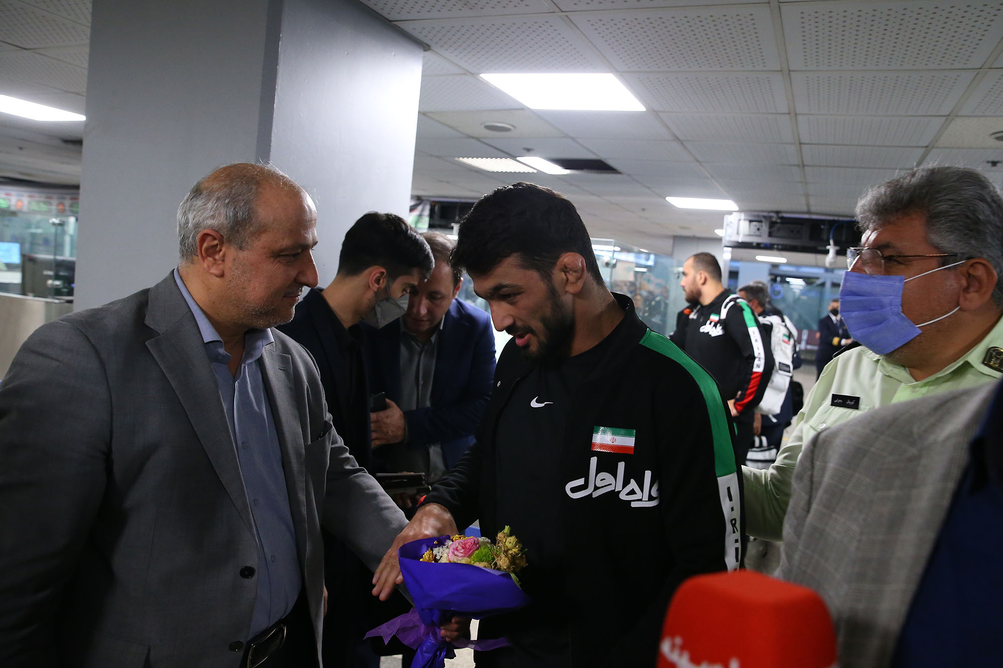 استقبال از تیم ملی کشتی آزاد و فرنگی 5