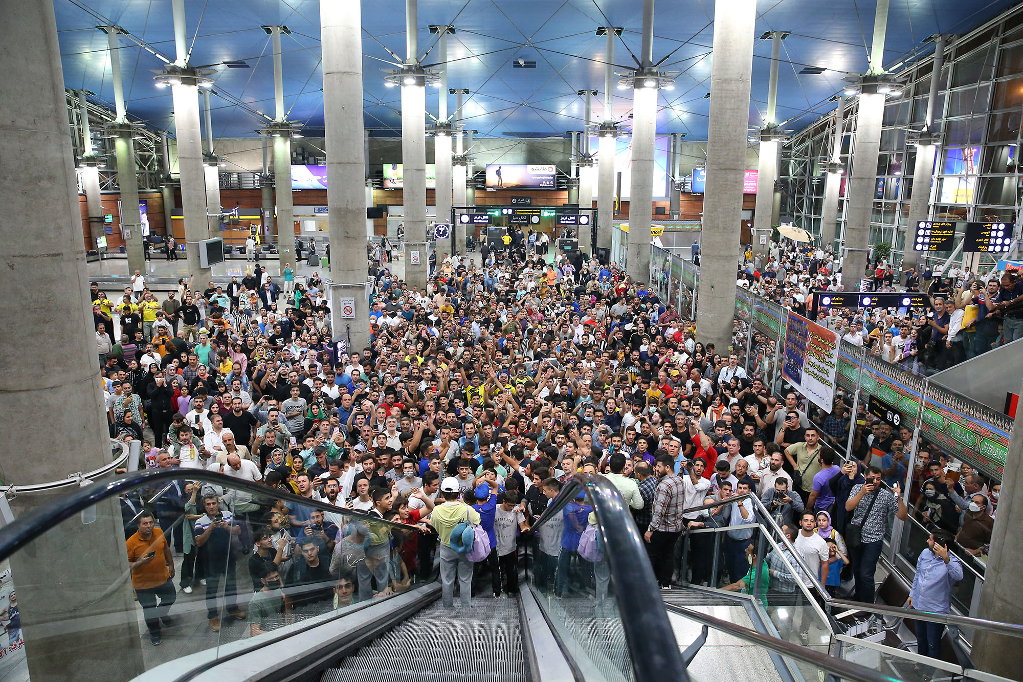 استقبال از تیم ملی کشتی آزاد و فرنگی 7